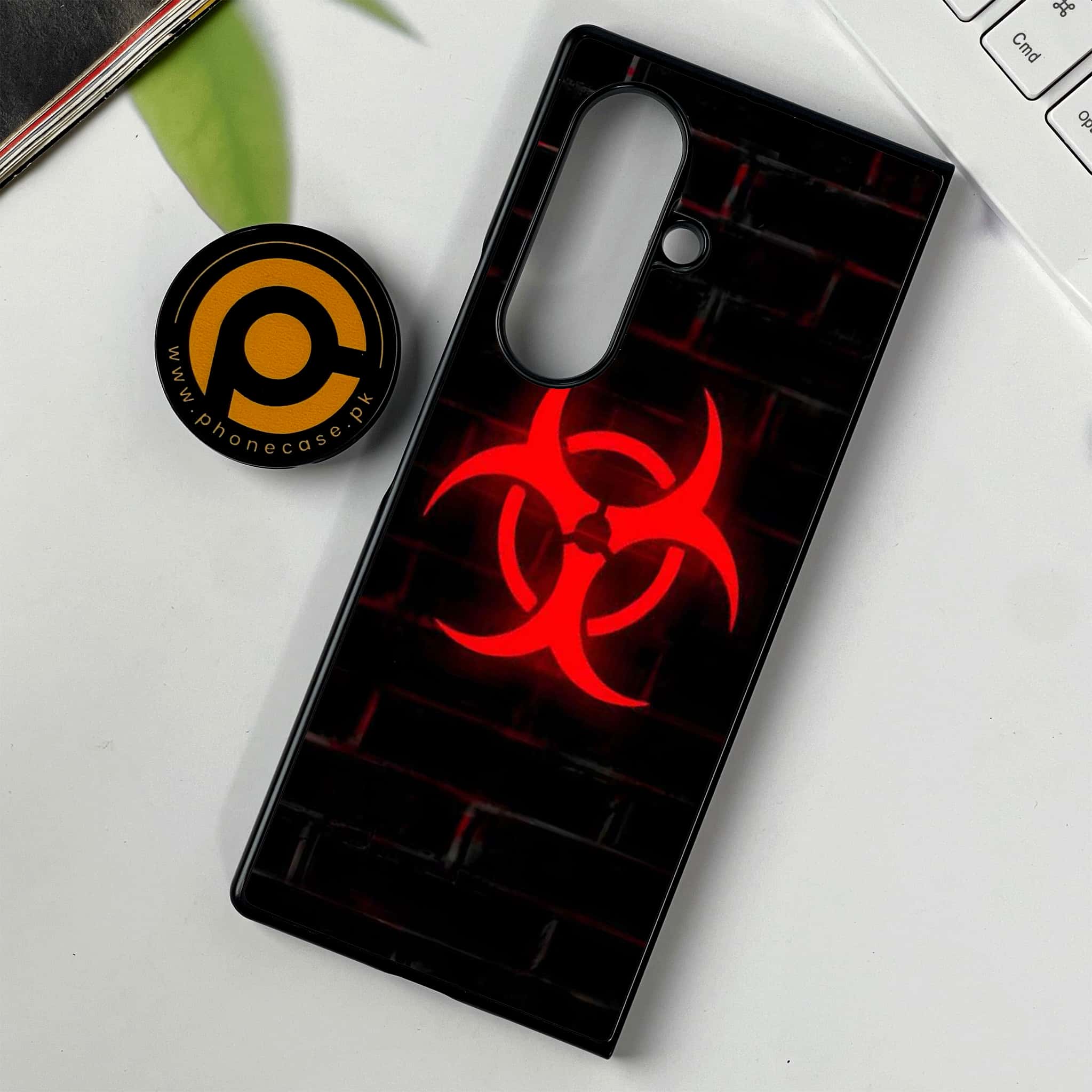 Samsung Galaxy Z Fold 7 - Biohazard Sign Series - Premium Metal Printed soft Bumper shock Proof Case