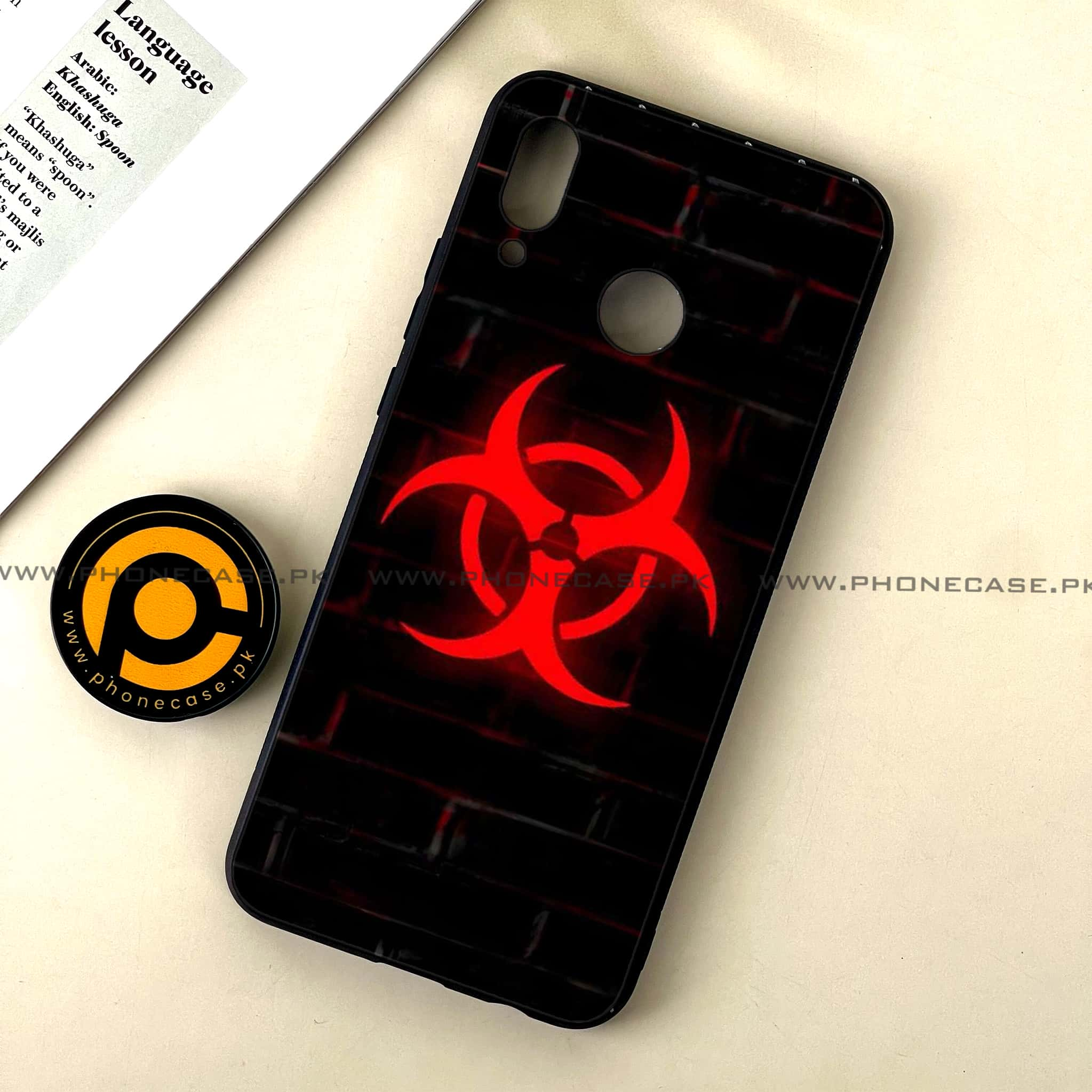 Huawei Nova 3 - Biohazard Sign Series - Premium Printed Glass soft Bumper shock Proof Case