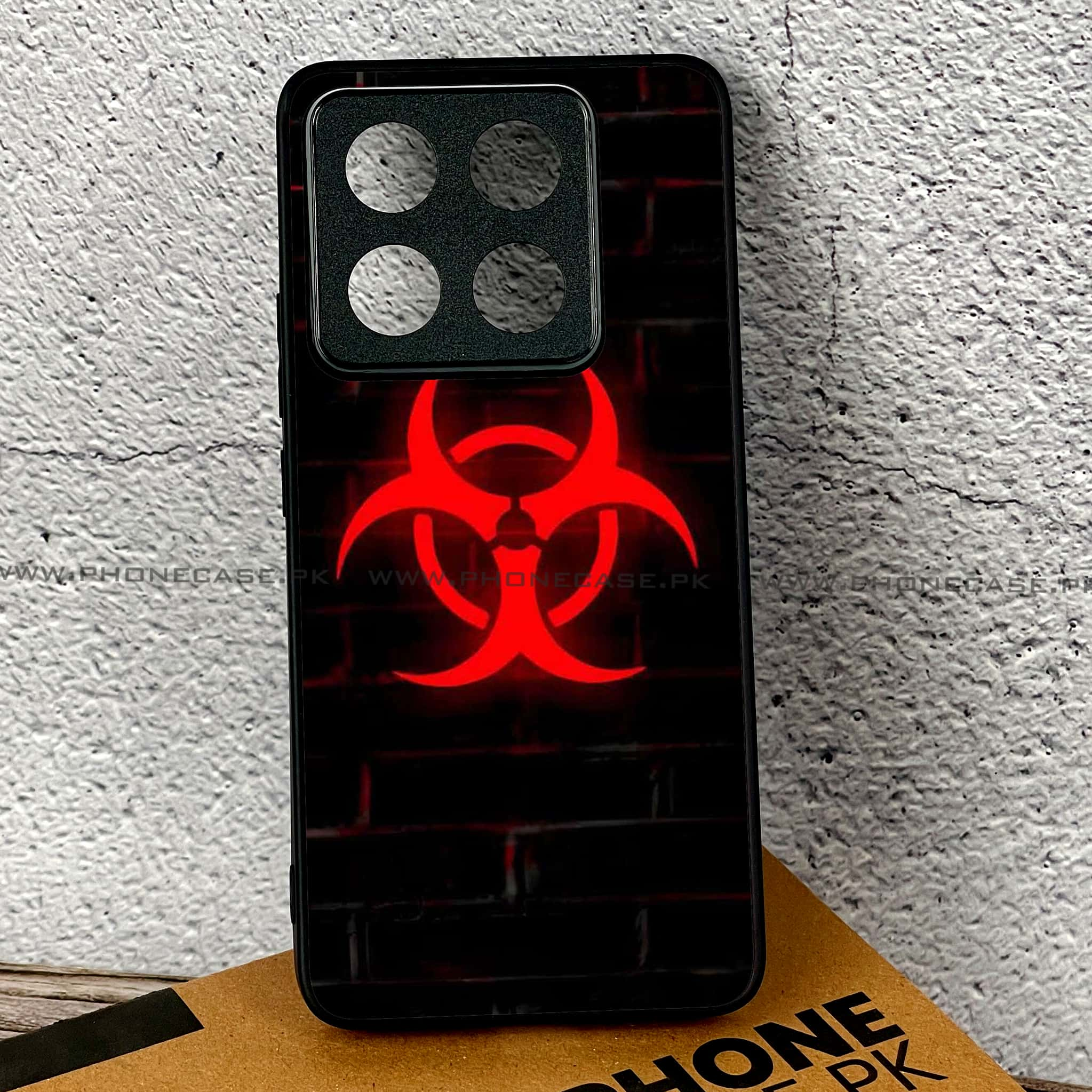 Xiaomi 14T - Biohazard Sign Series - Premium Printed Glass soft Bumper shock Proof Case