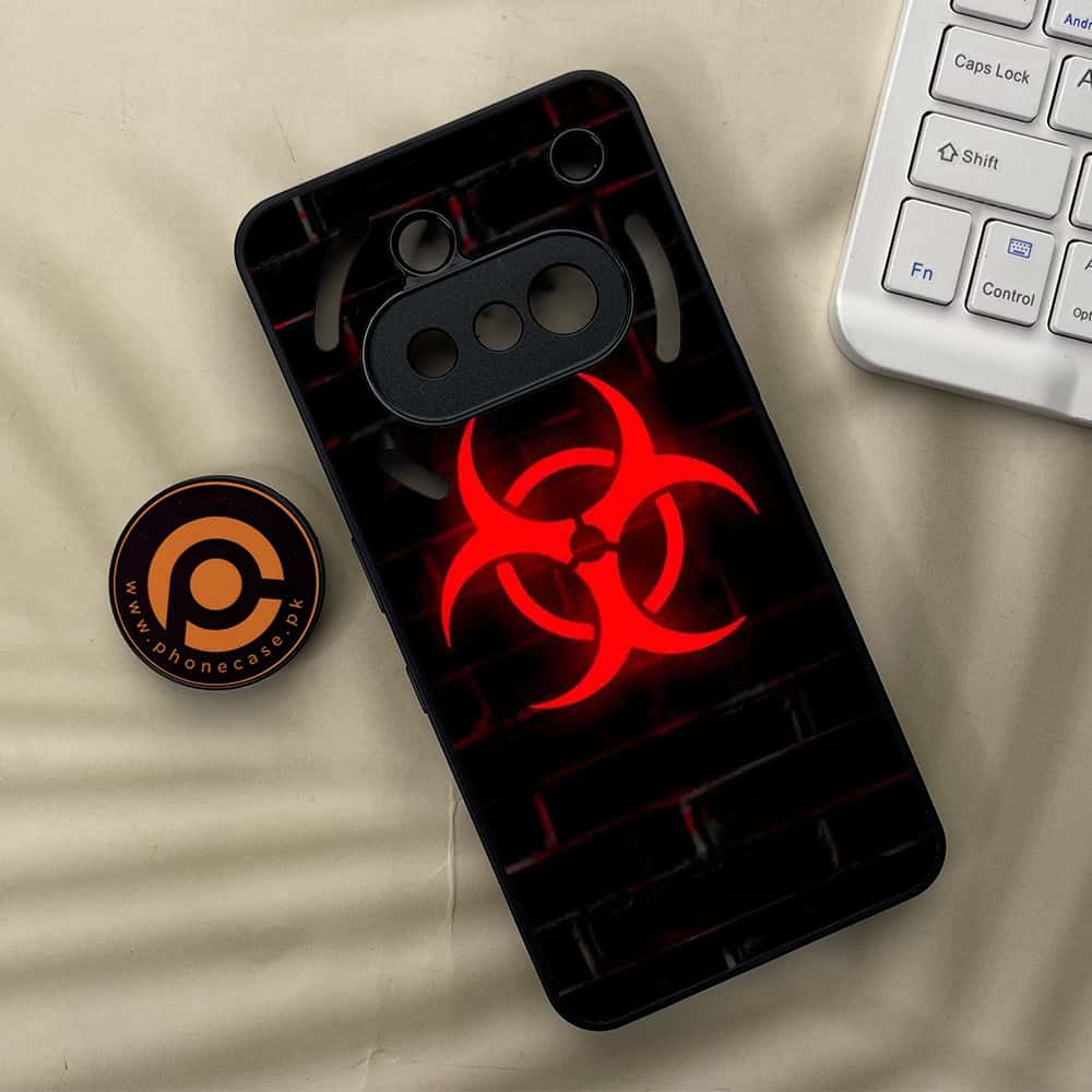 Nothing Phone 3a - Biohazard Sign Series - Premium Metal  Printed soft Bumper shock Proof Case
