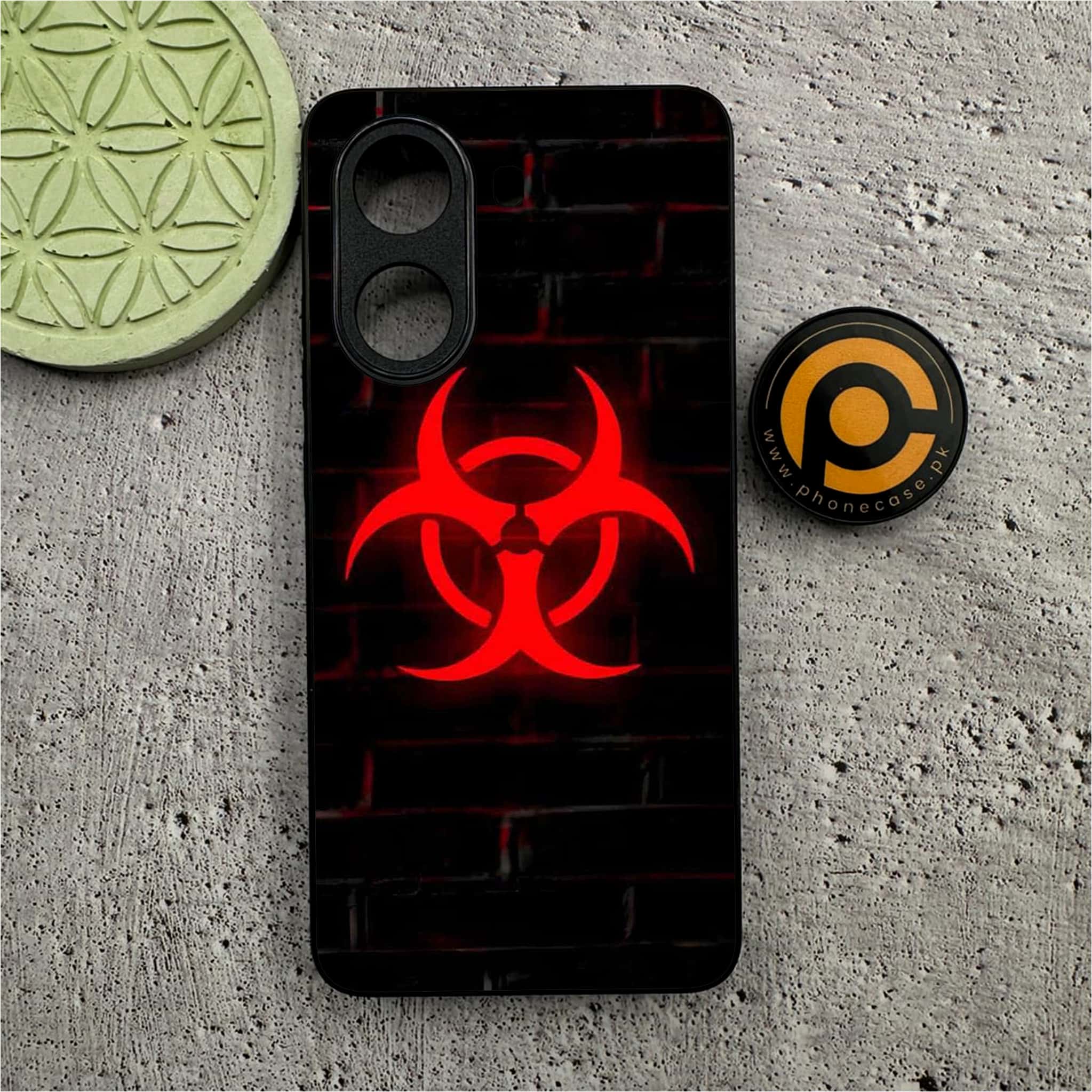 Xiaomi Poco X7 Pro 5G - Biohazard Sign Series - Premium Metal Printed soft Bumper shock Proof Case