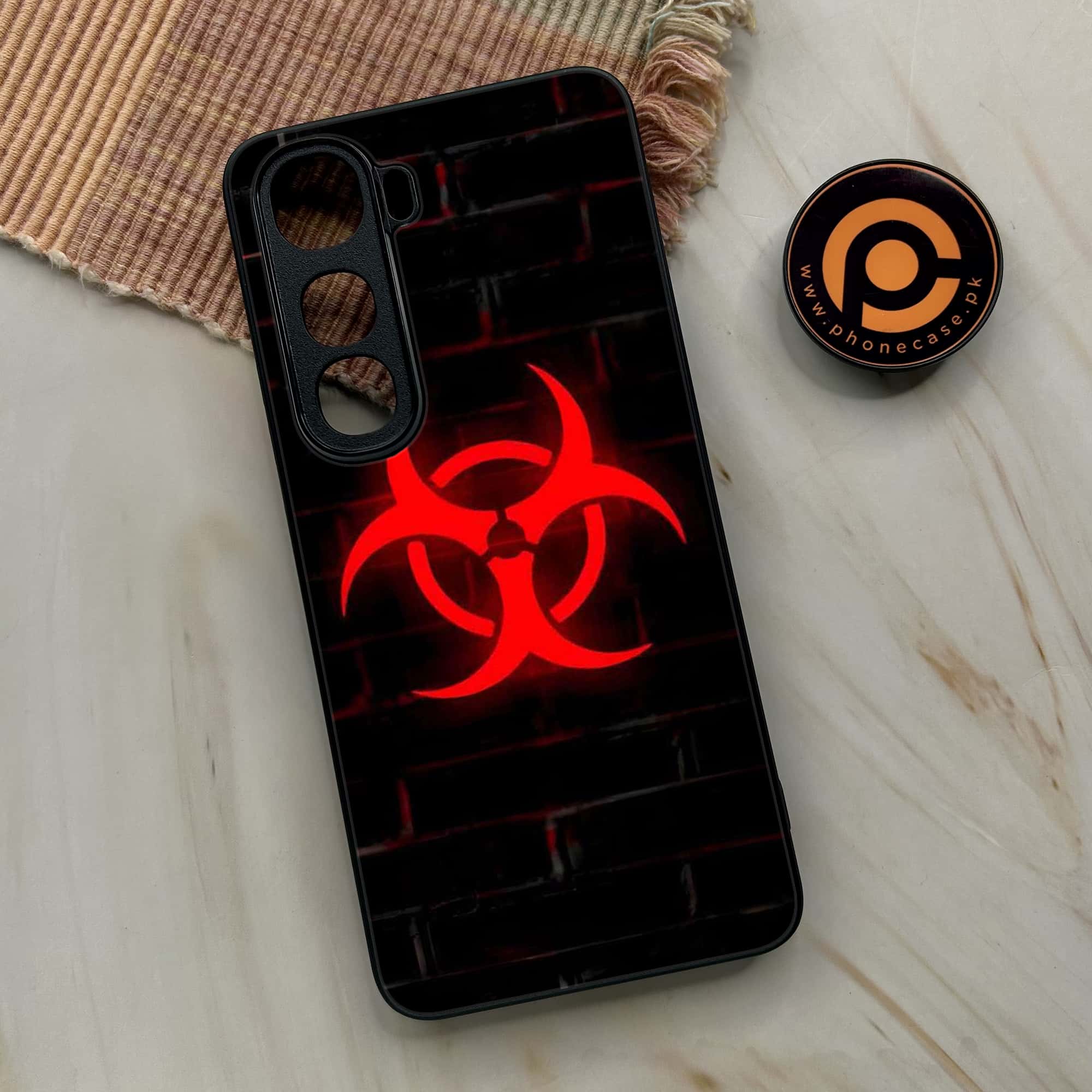 Vivo Y400 -  Biohazard Sign Series - Premium Metal Printed soft Bumper shock Proof Case