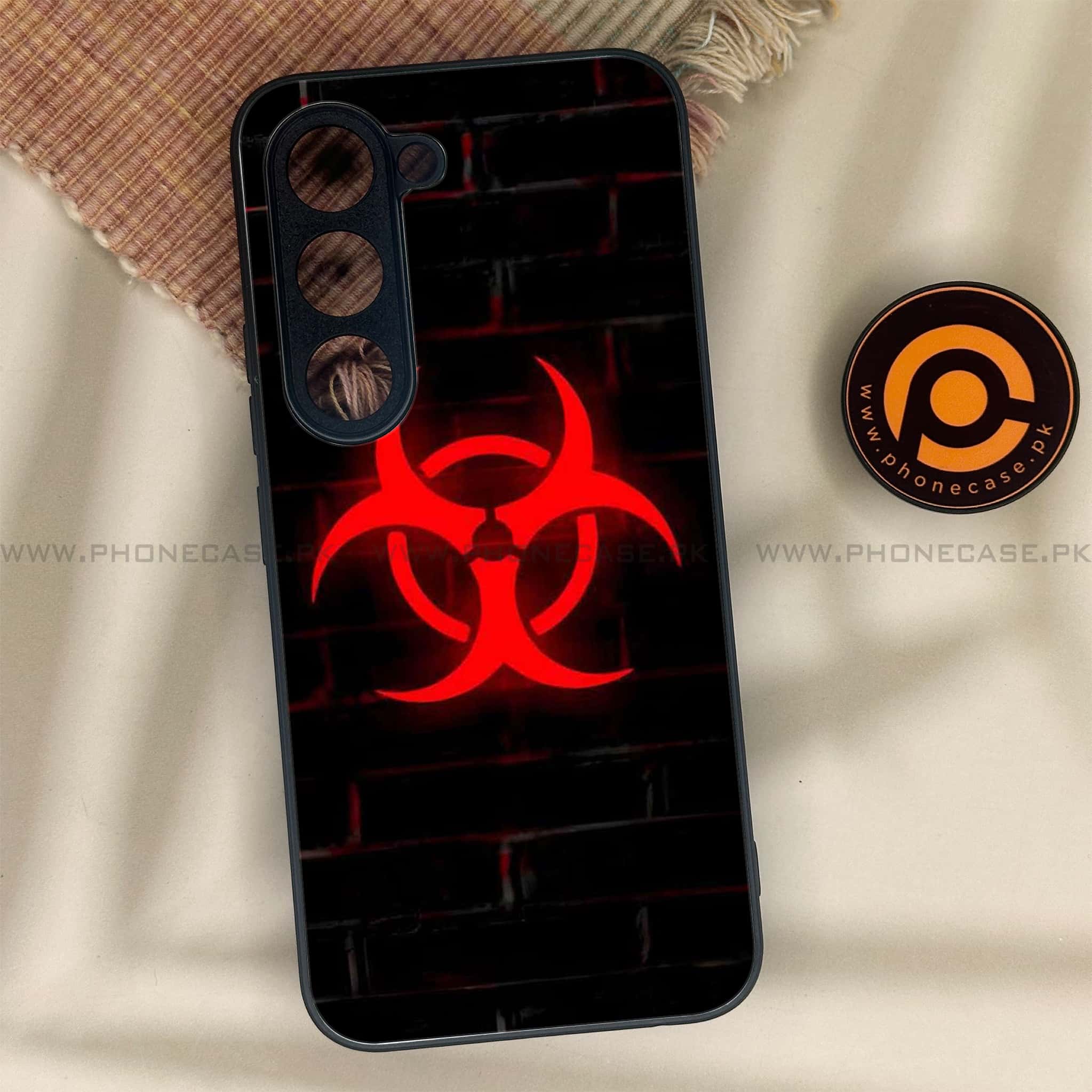 Tecno Spark 40 Pro - Biohazard Sign Series - Premium Metal Printed soft Bumper shock Proof Case