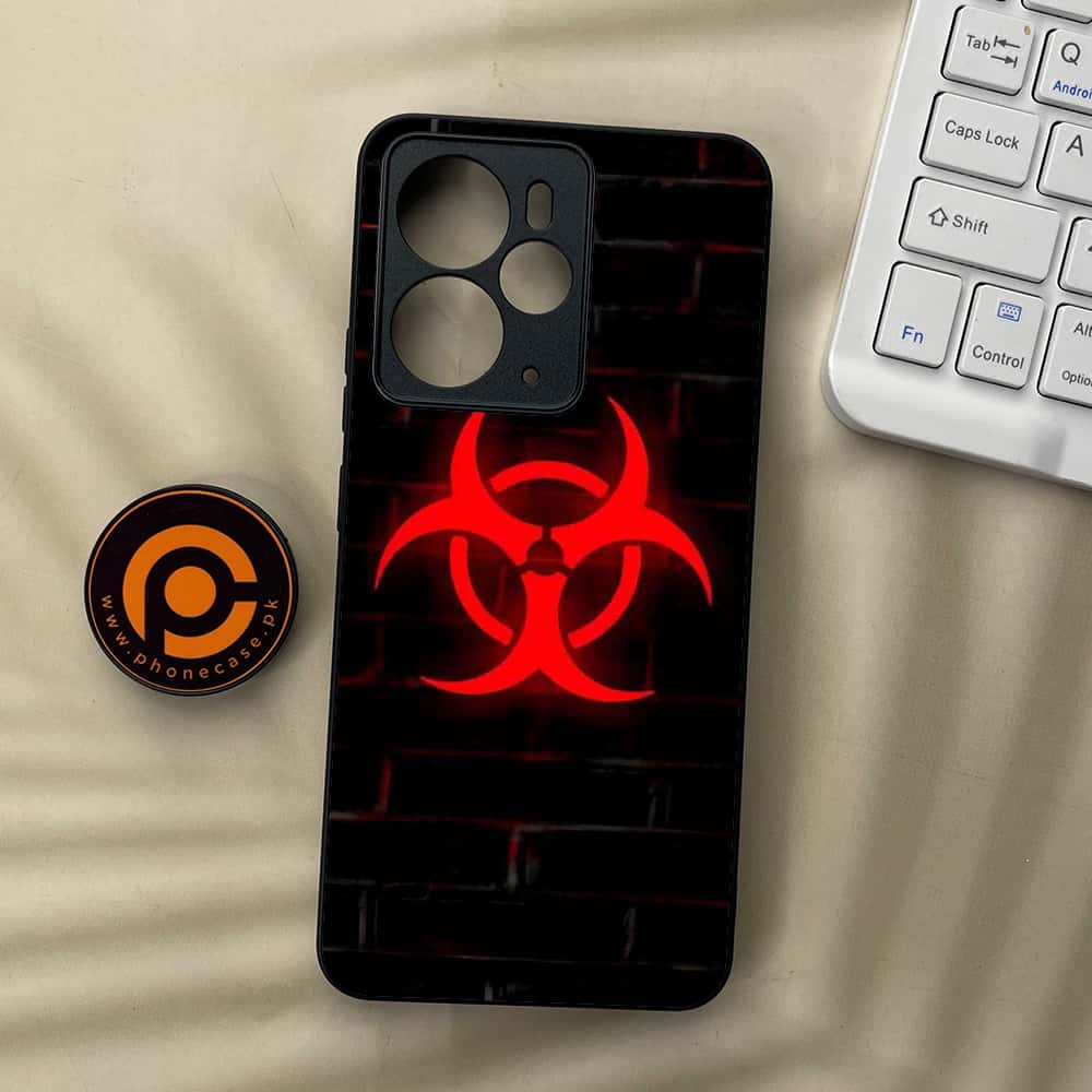 Realme 14 5G - Biohazard Sign Series - Premium Metal Printed soft Bumper Shock Proof Case