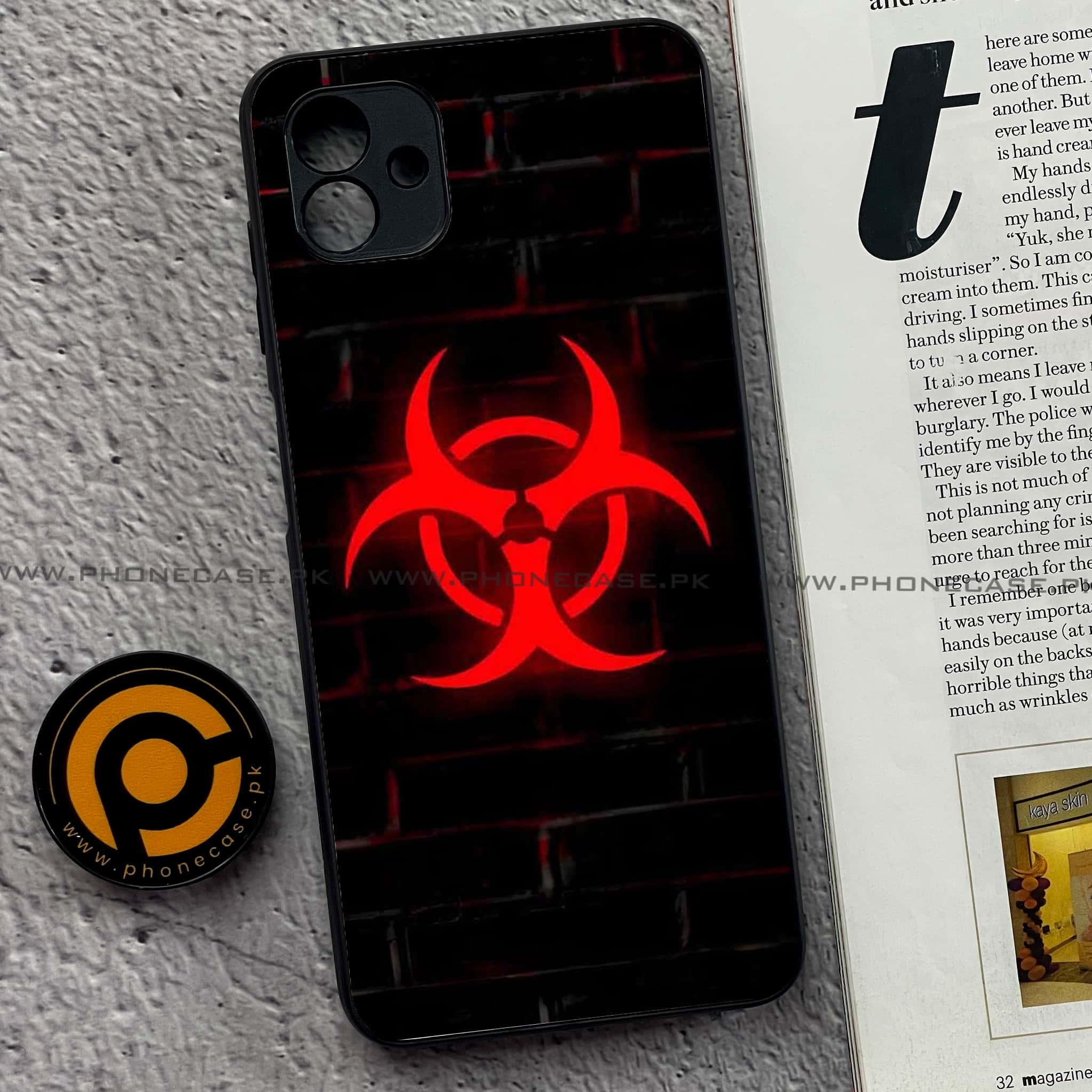 Samsung Galaxy A04 - Biohazard Sign Series - Premium Printed Metal soft Bumper shock Proof Case