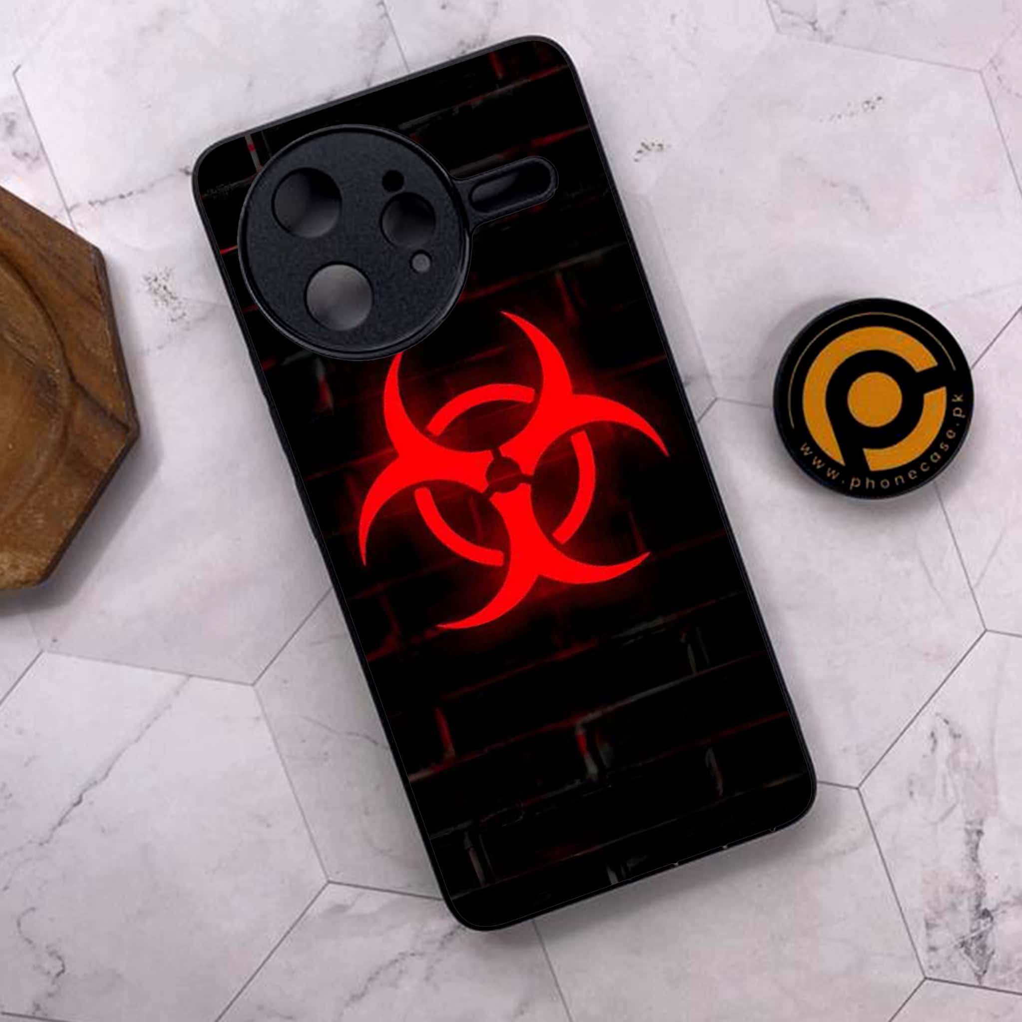 Xiaomi Poco F7 Ultra 5G - Biohazard Sign Series - Premium Metal Printed soft Bumper shock Proof Case