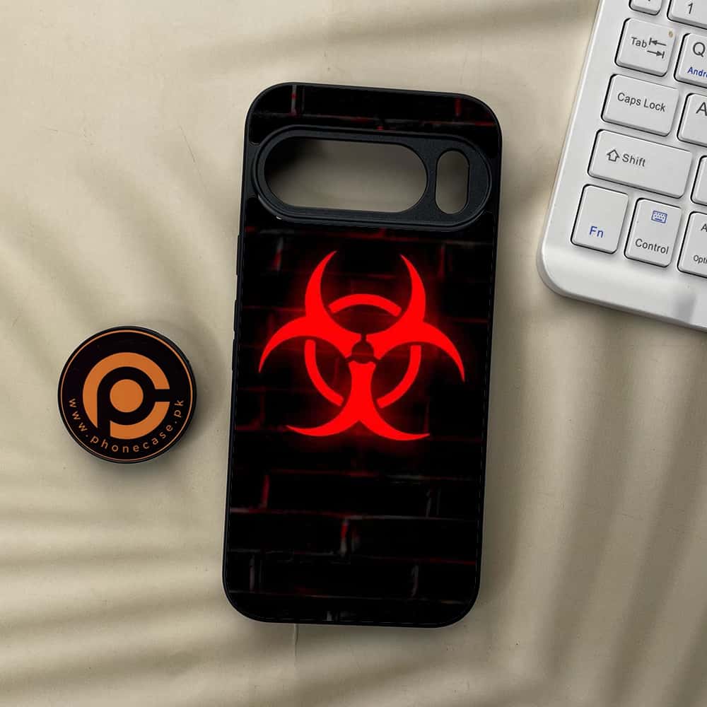 Google Pixel 10 Pro XL - Biohazard Sign Series - Premium Metal Printed soft Bumper Shock Proof Case
