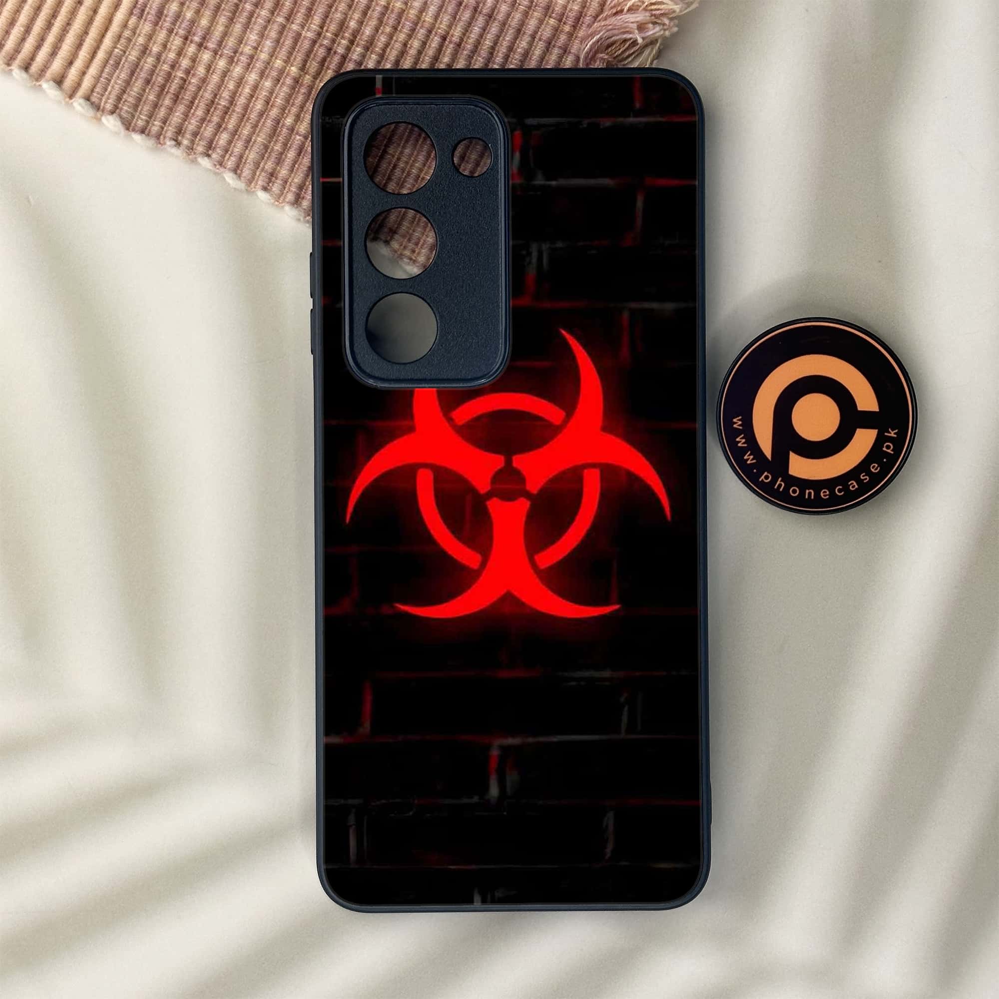 Oppo A5 2025 - Biohazard Sign Series - Premium Metal Printed soft Bumper shock Proof Case