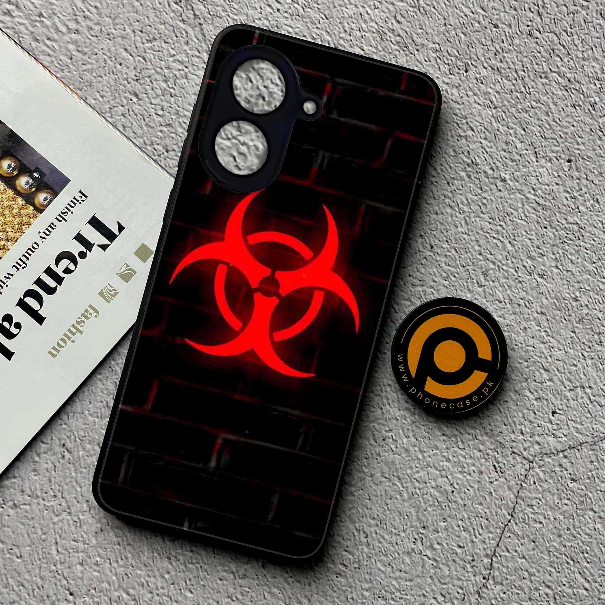 Xiaomi Redmi A5 - Biohazard Sign Series - Premium Metal Printed soft Bumper shock Proof Case