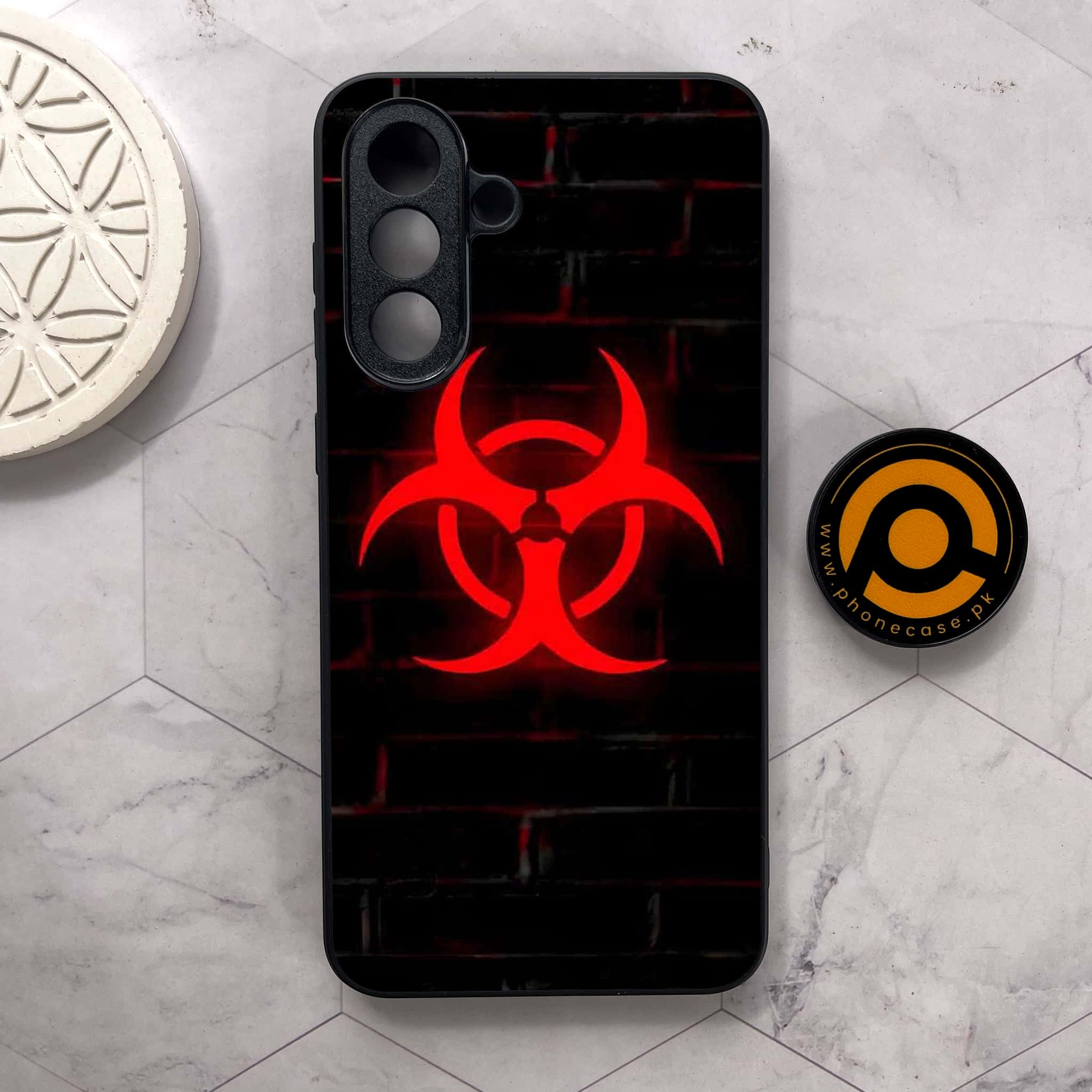 Samsung Galaxy A26 5G - Biohazard Sign Series - Premium Metal Printed soft Bumper shock Proof Case