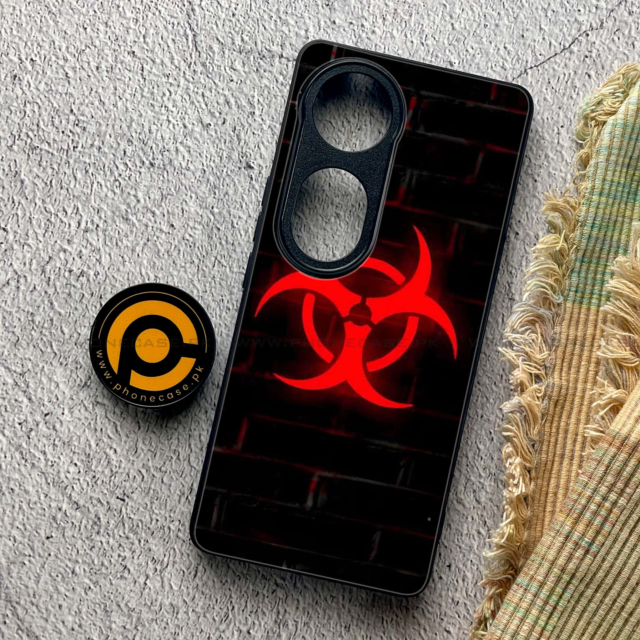 Vivo S19 Pro - Biohazard Sign Series - Premium Metal Printed soft Bumper shock Proof Case