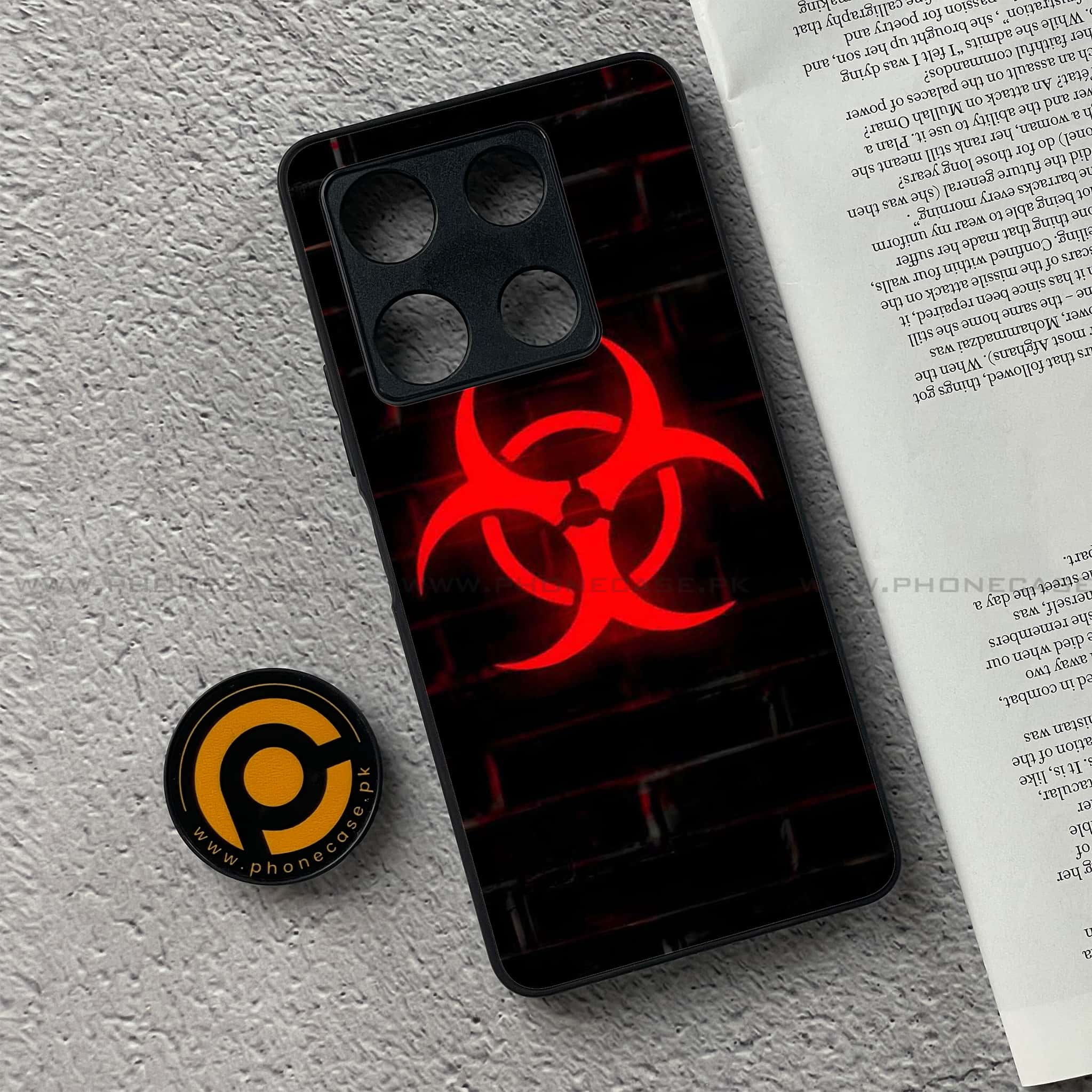 Infinix Note 30 Pro - Biohazard Sign Series - Premium Metal Printed soft Bumper shock Proof Case