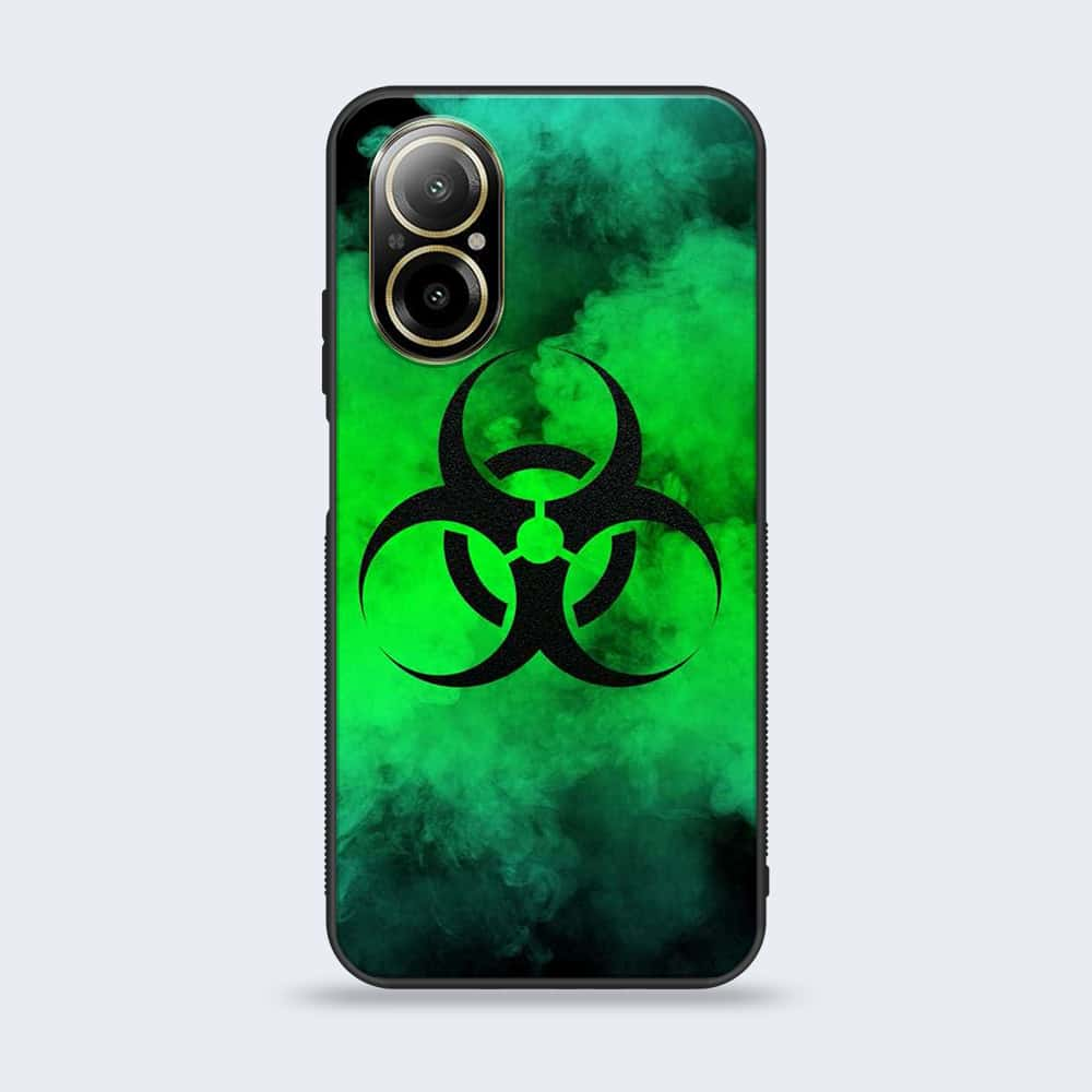 Realme C67 - Biohazard Sign Series - Premium Printed Glass soft Bumper shock Proof Case