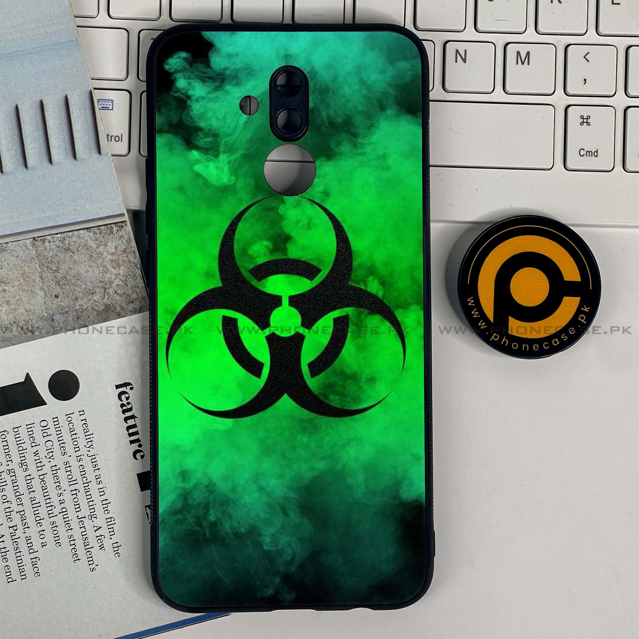 Huawei Mate 20 Lite - Biohazard Sign Series - Premium Printed Glass soft Bumper shock Proof Case