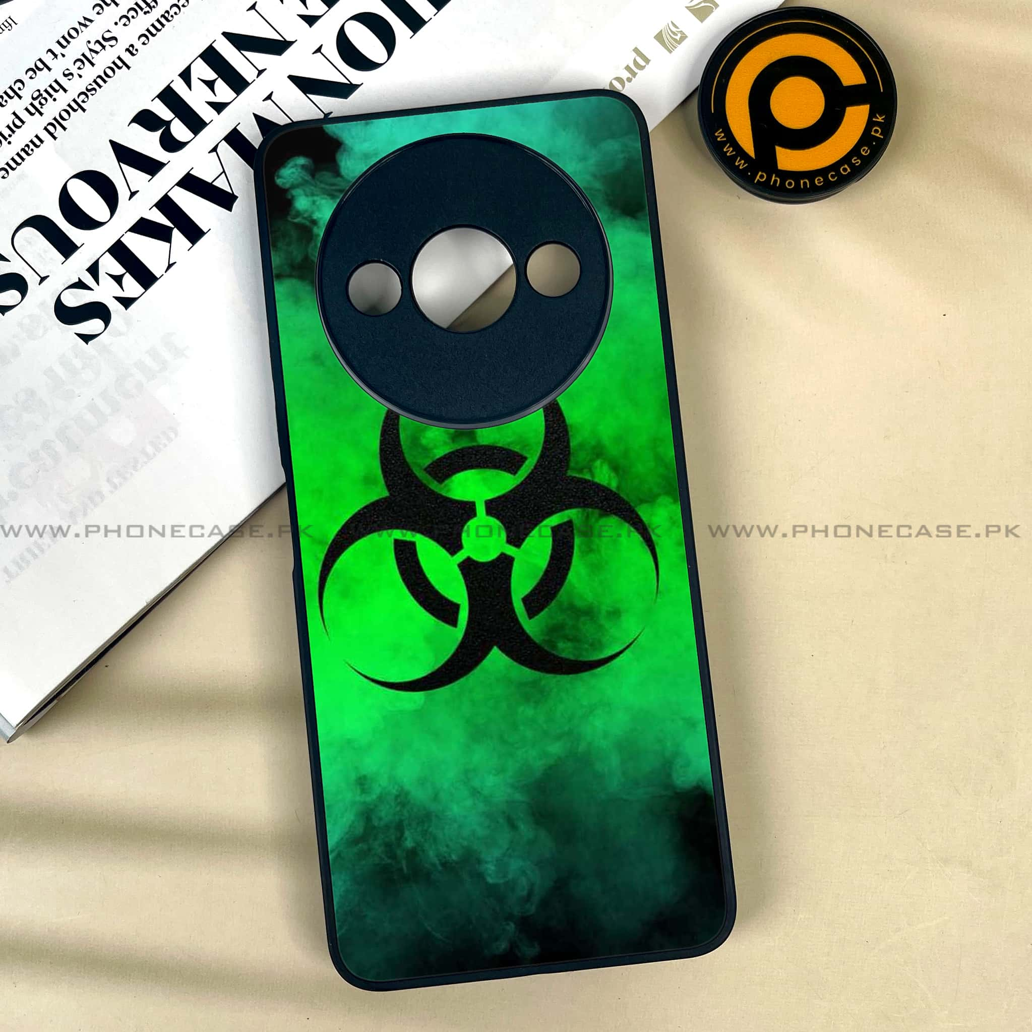 Xiaomi Redmi A3x - Biohazard Sign Series - Premium Printed Metal soft Bumper shock Proof Case