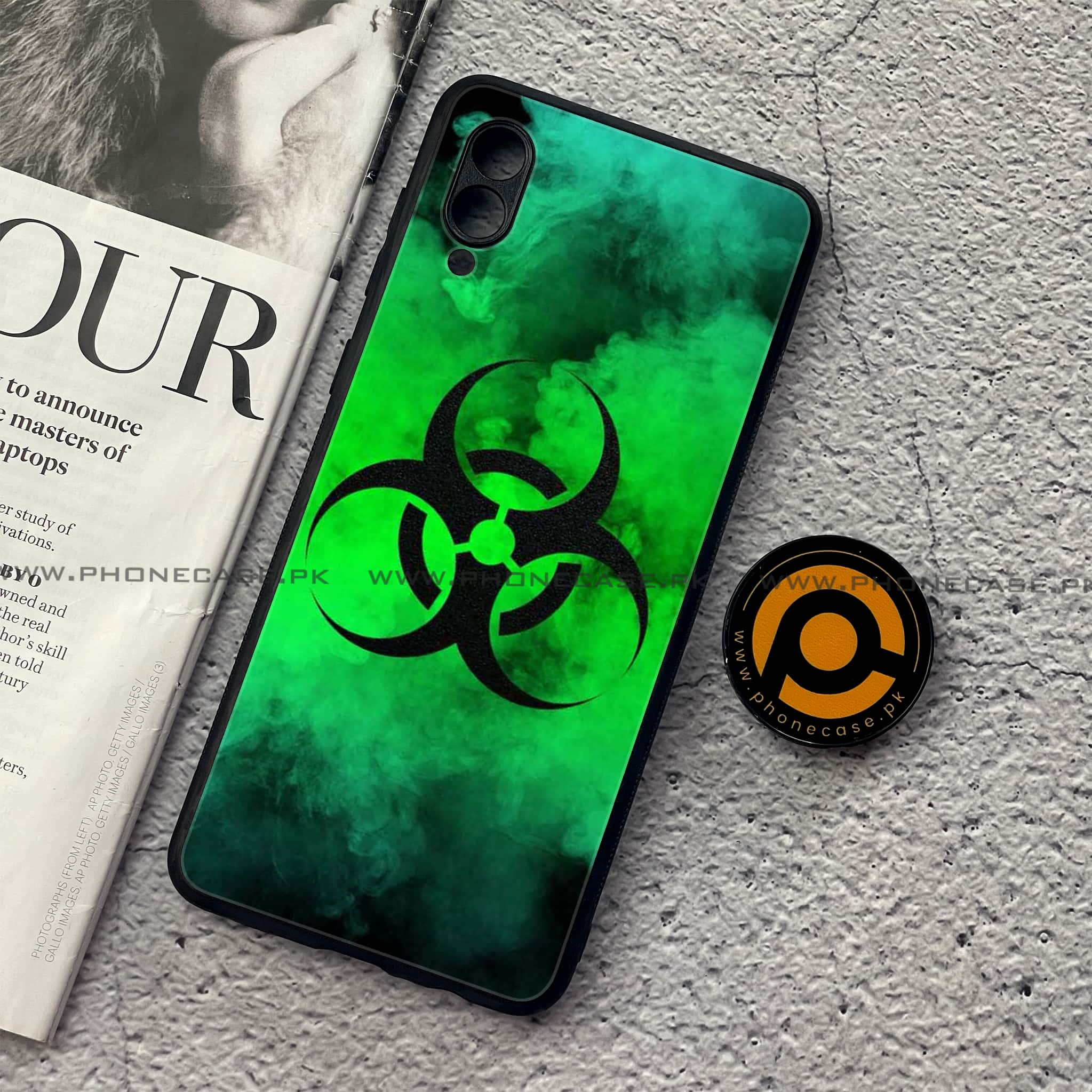 Samsung Galaxy A02 - Biohazard Sign Series - Premium Printed Metal soft Bumper shock Proof Case