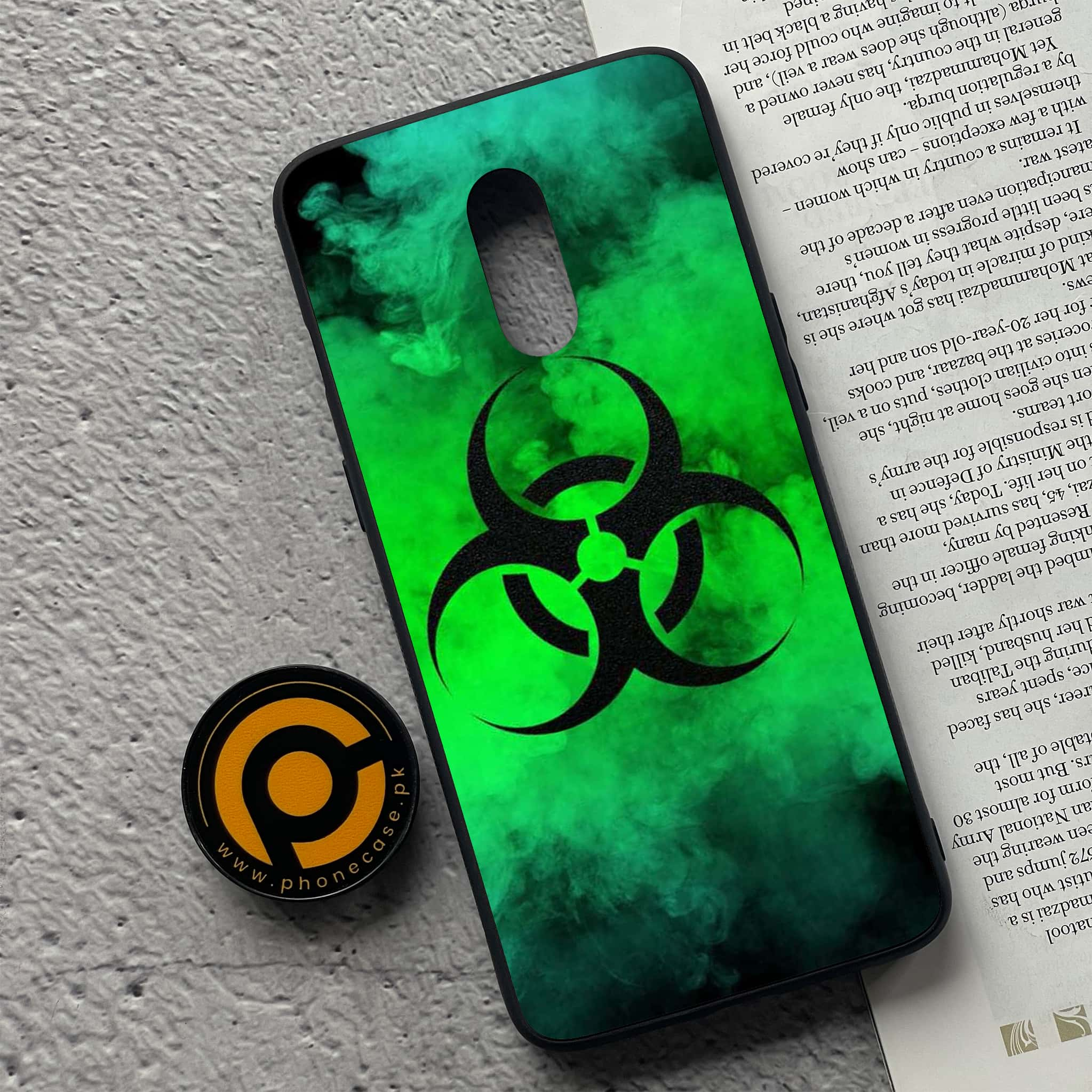 OnePlus 7 - Biohazard Sign Series - Premium Printed Glass soft Bumper shock Proof Case