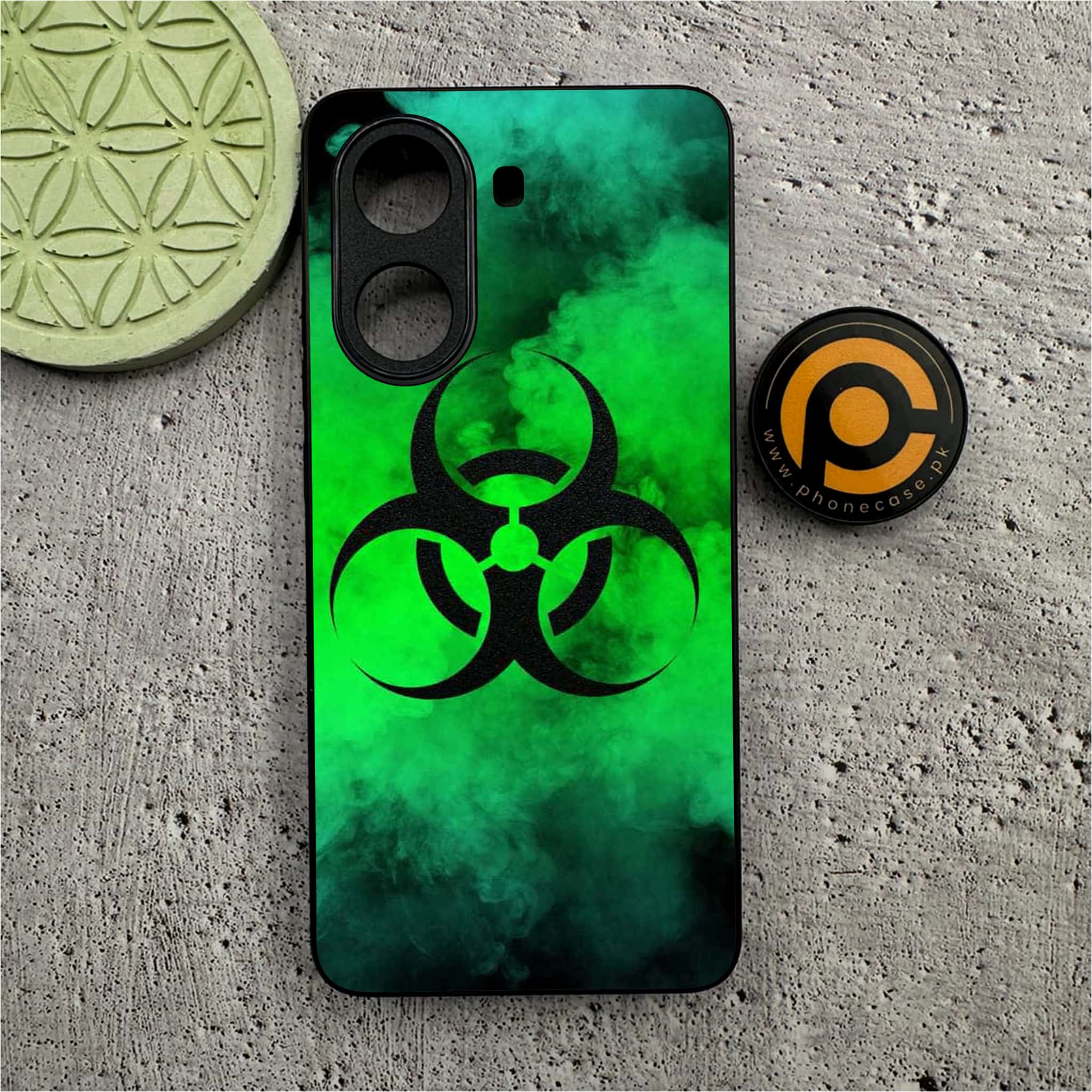 Xiaomi Poco X7 Pro 5G - Biohazard Sign Series - Premium Metal Printed soft Bumper shock Proof Case