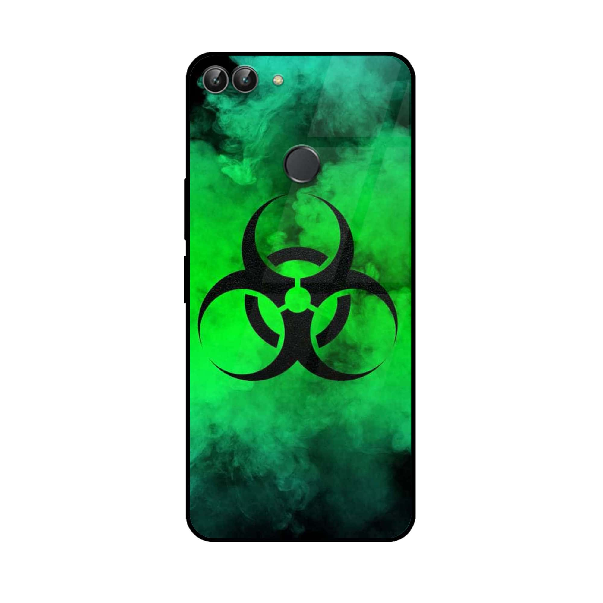 Huawei P Smart - Biohazard Sign Series - Premium Printed Glass soft Bumper shock Proof Case