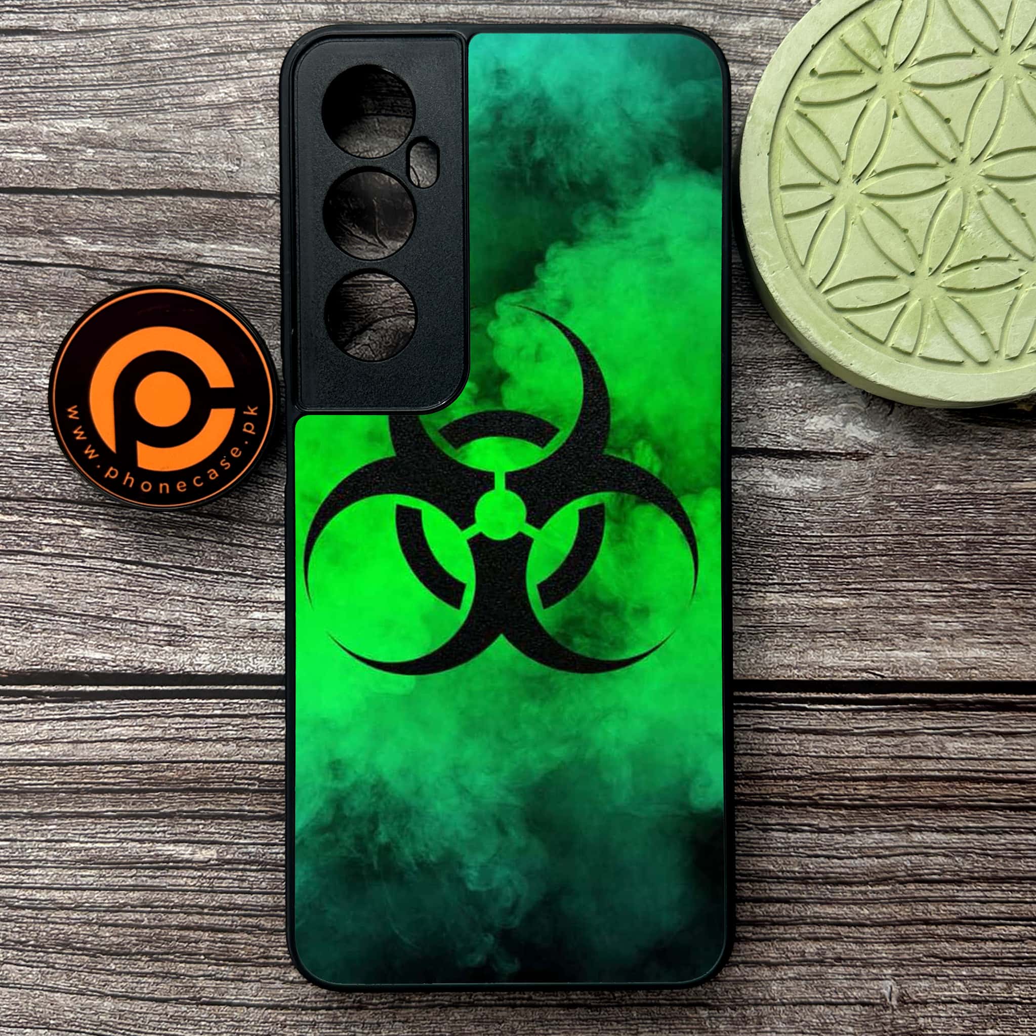 Realme C65  - Biohazard Sign Series - Premium Metal Printed soft Bumper shock Proof Case