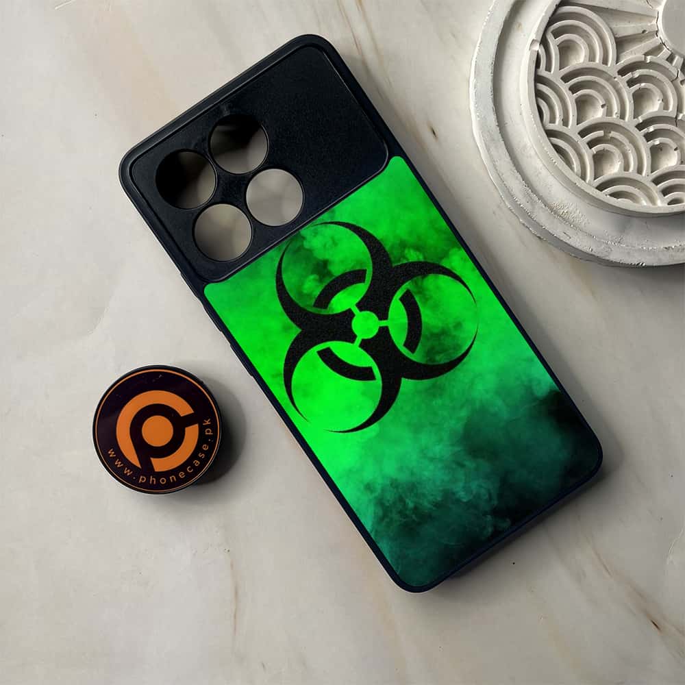 Xiaomi Poco F6 Pro - Biohazard Sign Series - Premium Metal Printed soft Bumper shock Proof Case