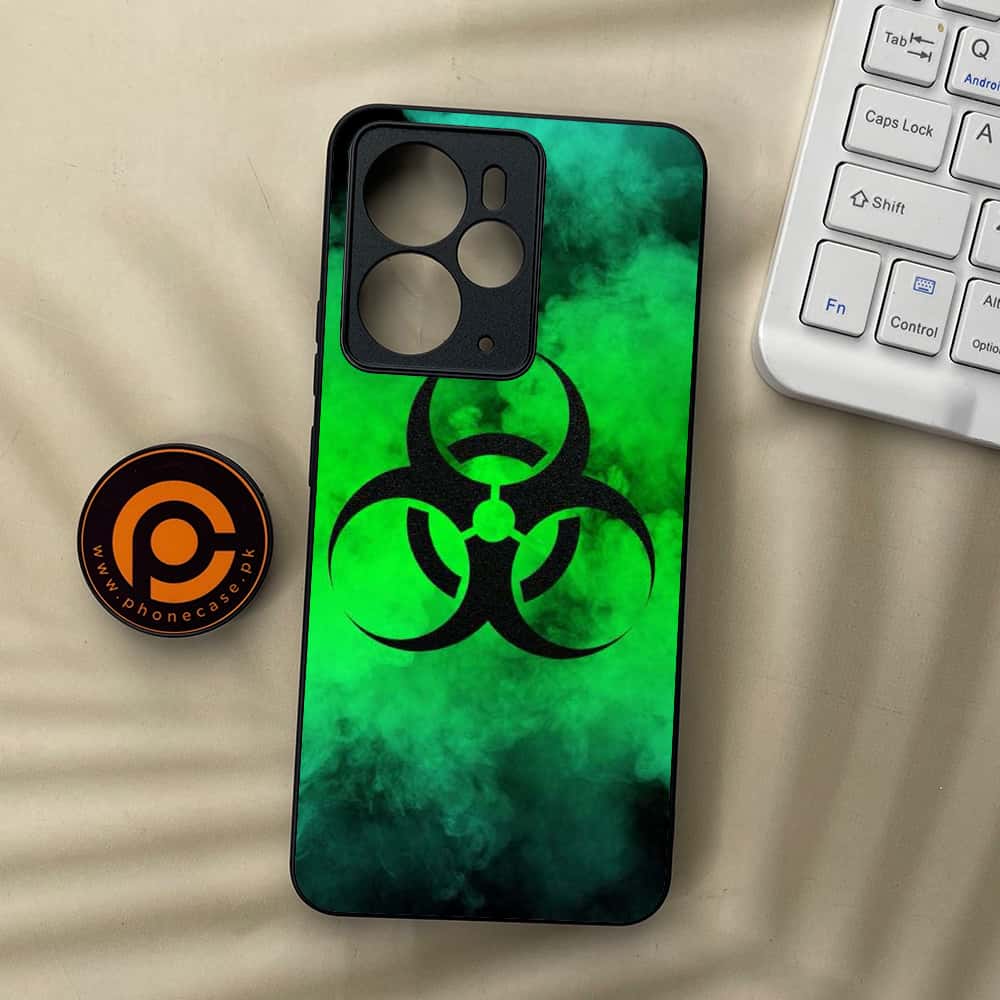 Realme 14 5G - Biohazard Sign Series - Premium Metal Printed soft Bumper Shock Proof Case