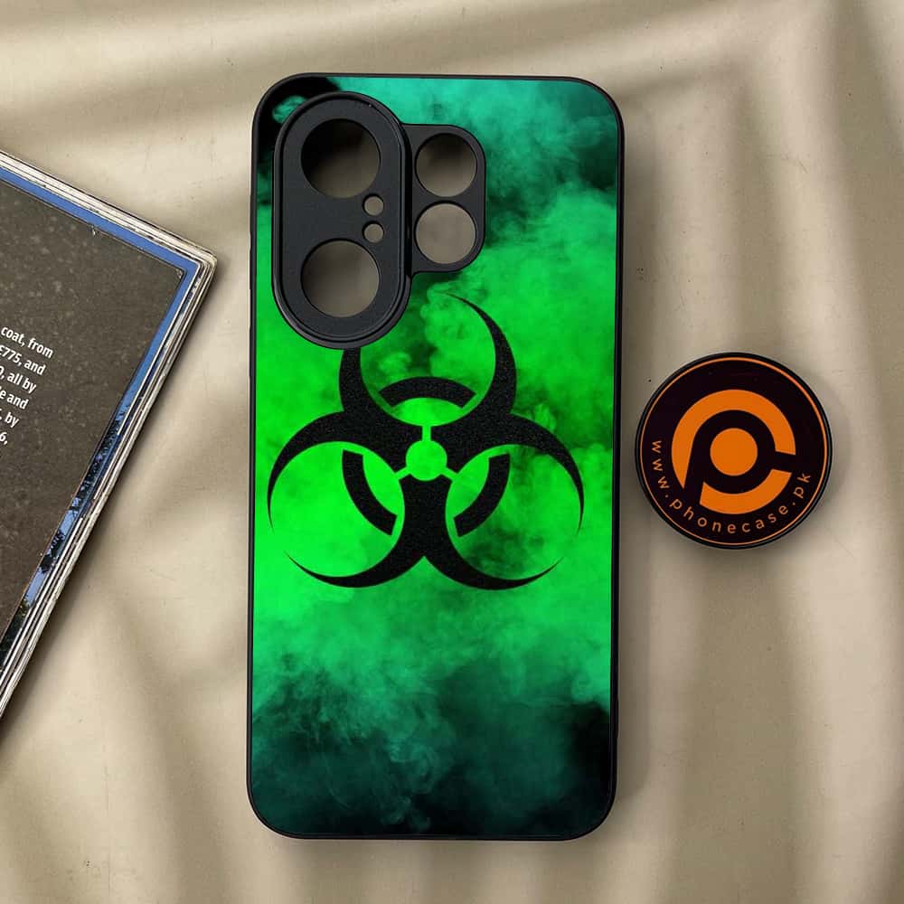 Vivo X200 FE - Biohazard Sign Series - Premium Metal Printed soft Bumper Shock Proof Case