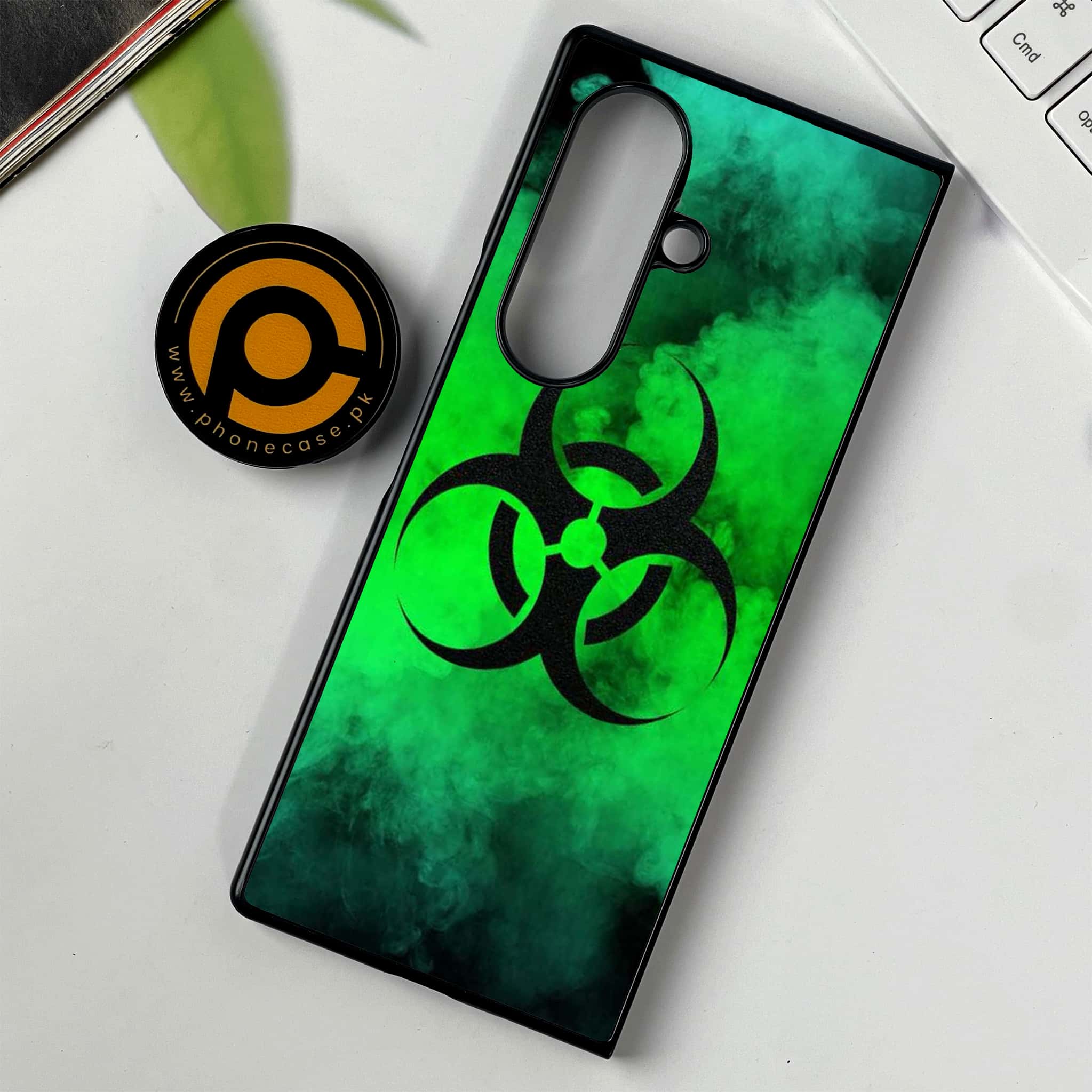 Samsung Galaxy Z Fold 7 - Biohazard Sign Series - Premium Metal Printed soft Bumper shock Proof Case