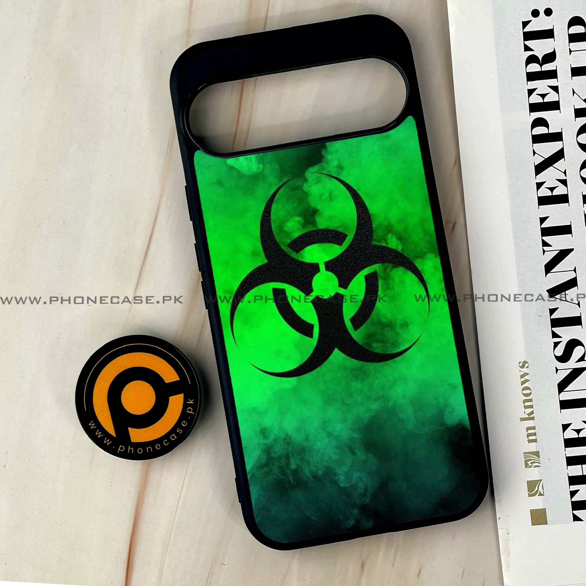 Google Pixel 9 Pro XL - Biohazard Sign Series - Premium Printed Glass soft Bumper shock Proof Case