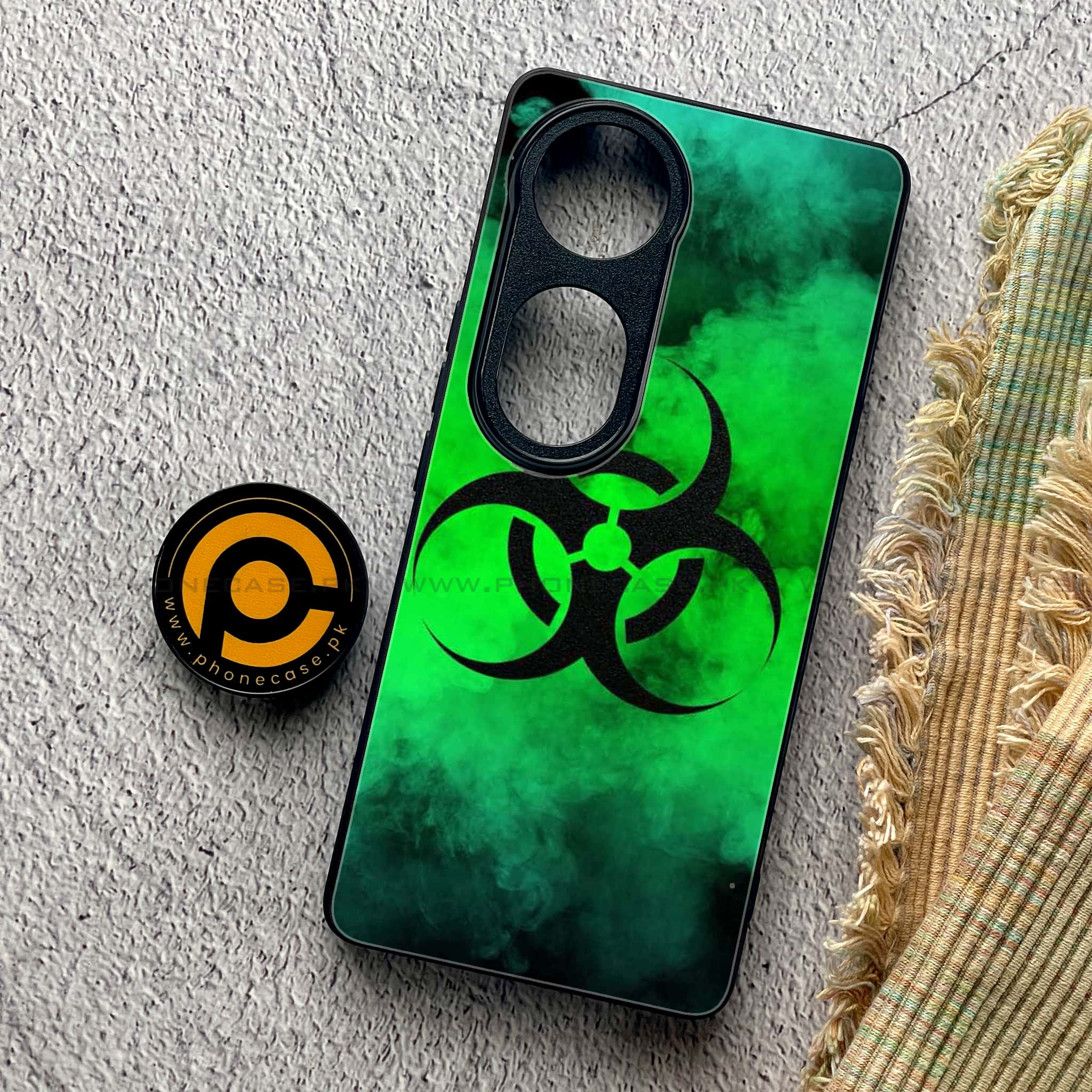 Vivo S19 Pro - Biohazard Sign Series - Premium Metal Printed soft Bumper shock Proof Case