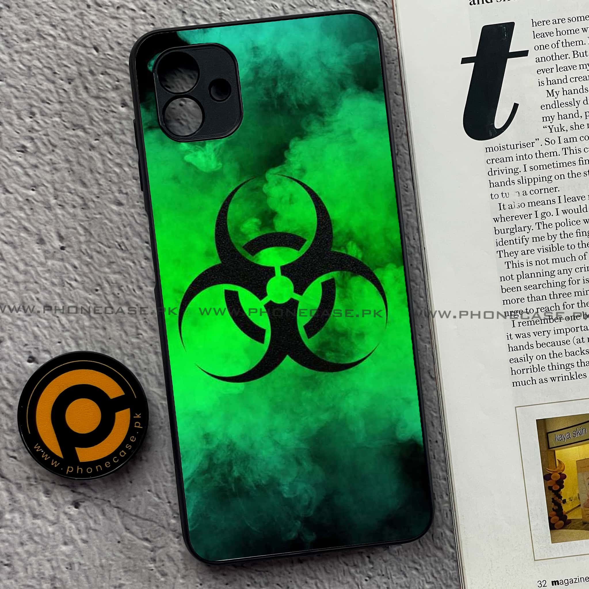 Samsung Galaxy A04 - Biohazard Sign Series - Premium Printed Metal soft Bumper shock Proof Case