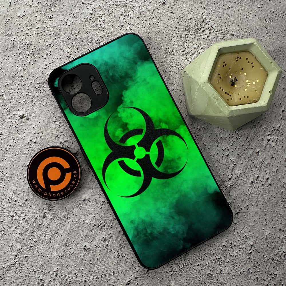 Nothing Phone 2 - Biohazard Sign Series - Premium Metal  Printed soft Bumper shock Proof Case