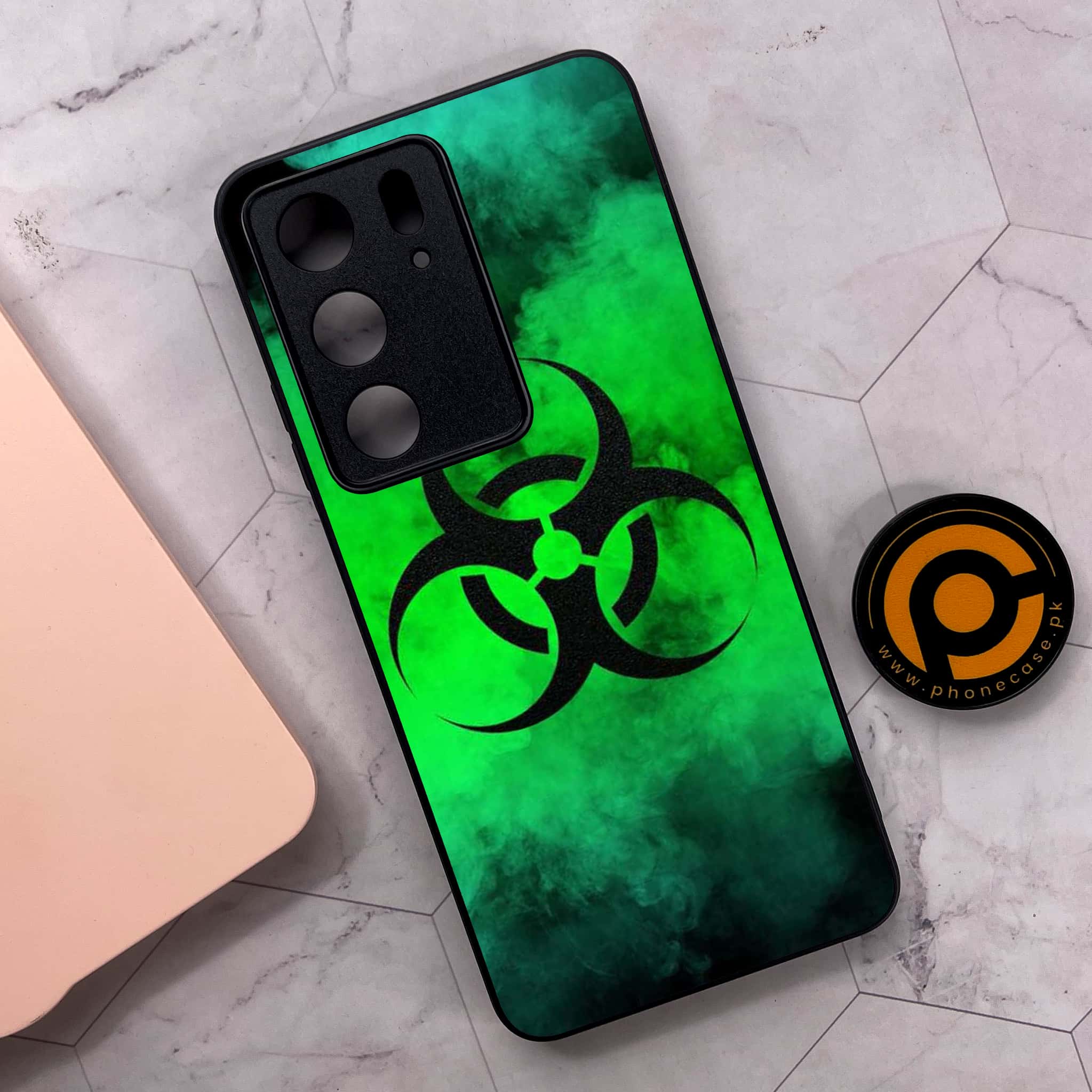 Realme C75x 4G - Biohazard Sign Series - Premium Metal Printed soft Bumper shock Proof Case