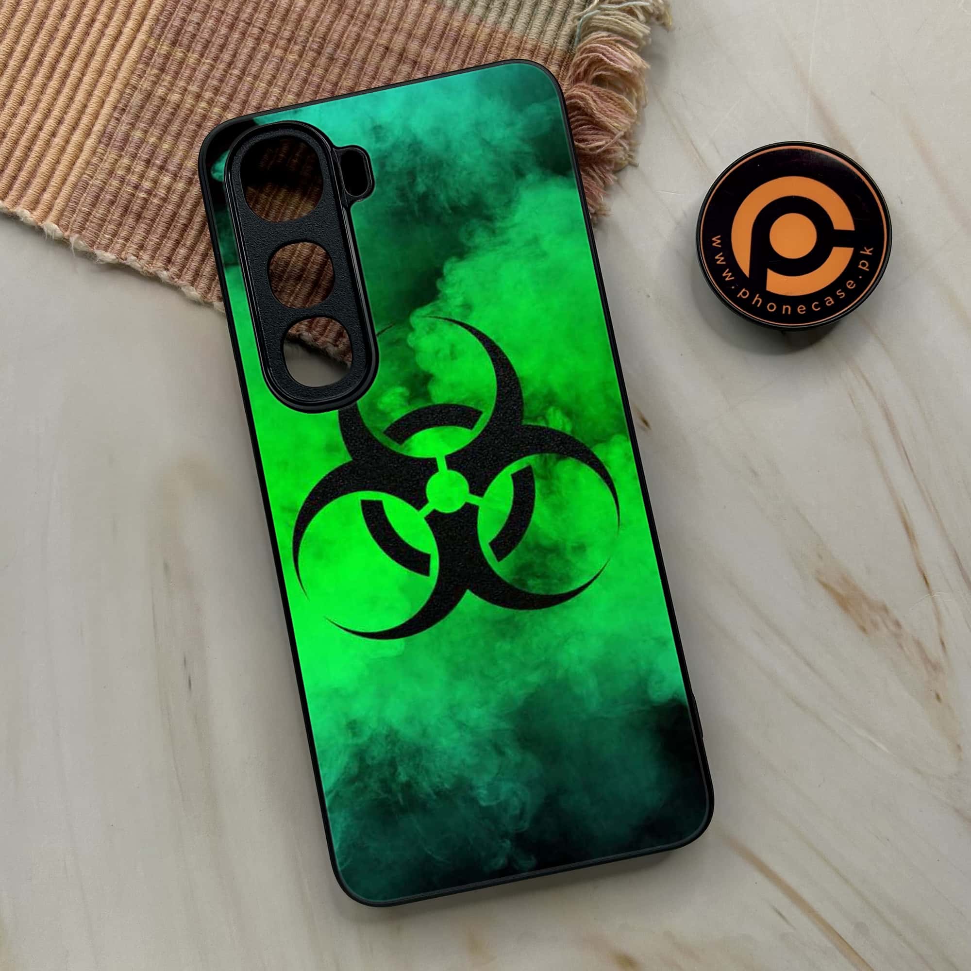 Vivo Y400 -  Biohazard Sign Series - Premium Metal Printed soft Bumper shock Proof Case