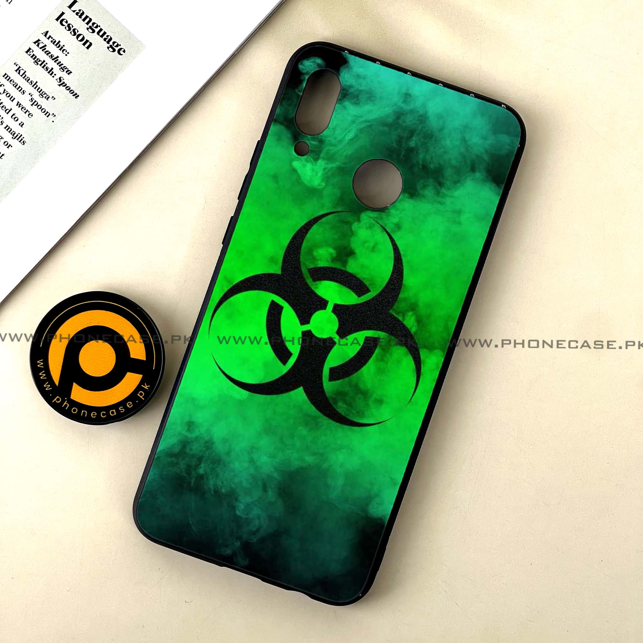 Huawei Nova 3 - Biohazard Sign Series - Premium Printed Glass soft Bumper shock Proof Case