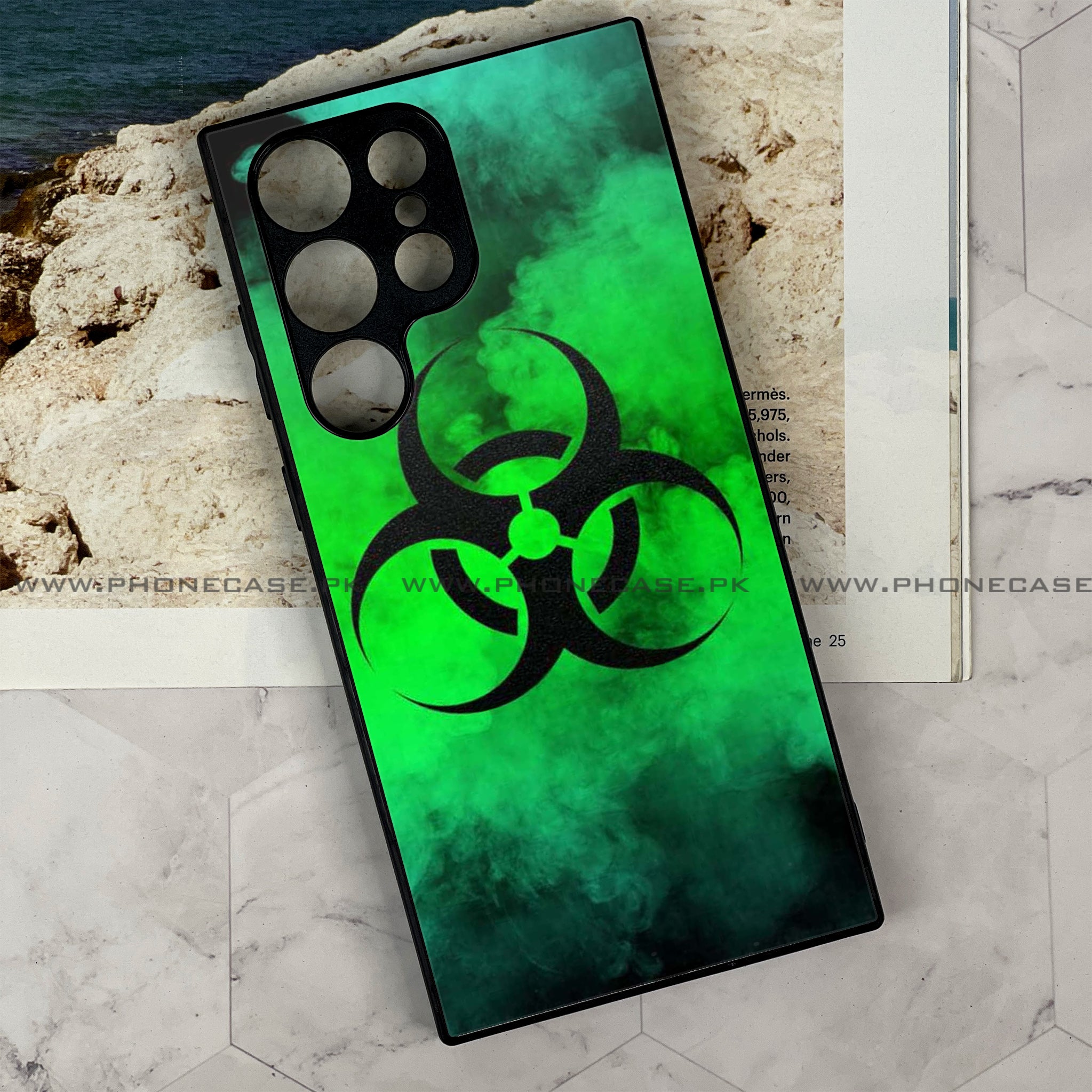 Galaxy S21 Ultra - Biohazard Sign Series - Premium Metal Printed soft Bumper shock Proof Case