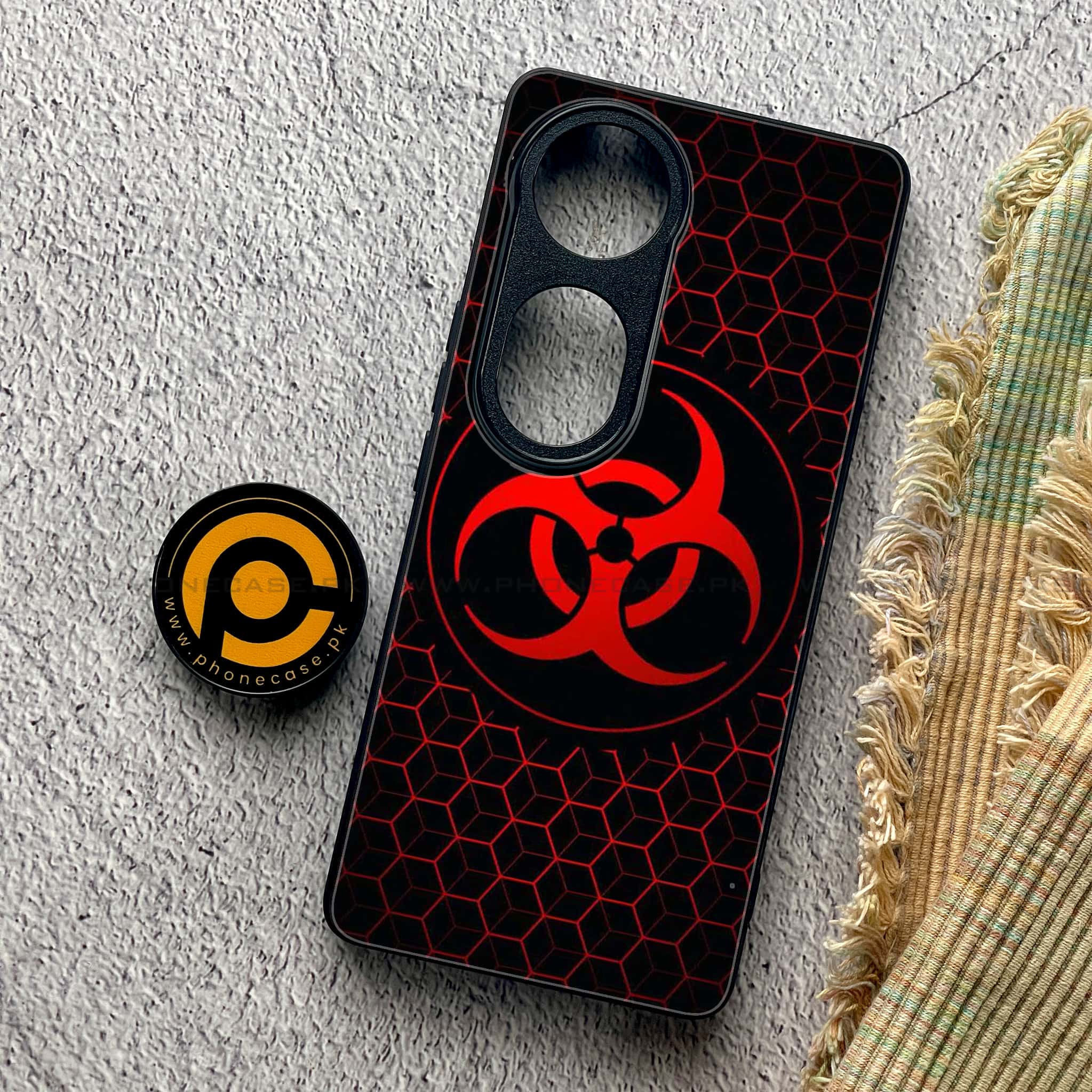 Vivo S19 Pro - Biohazard Sign Series - Premium Metal Printed soft Bumper shock Proof Case