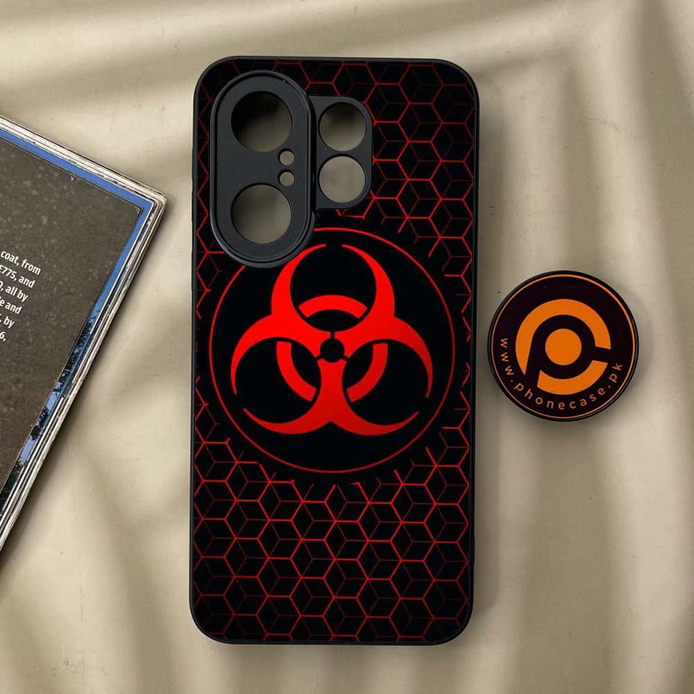 Vivo X200 FE - Biohazard Sign Series - Premium Metal Printed soft Bumper Shock Proof Case