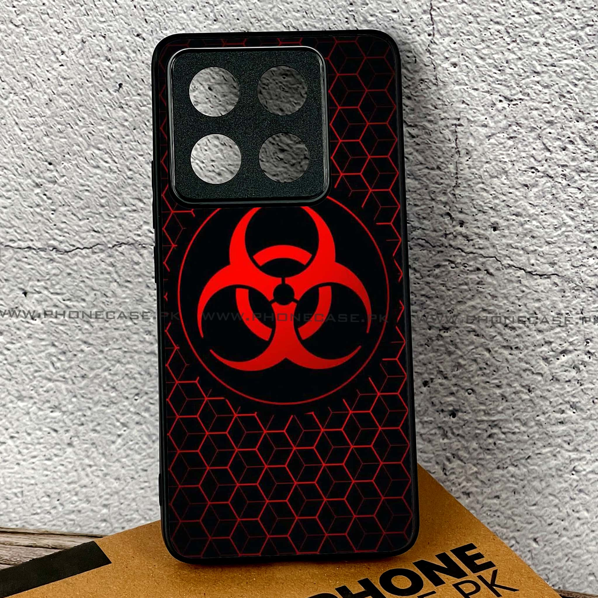 Xiaomi 14T Pro - Biohazard Sign Series - Premium Printed Glass soft Bumper shock Proof Case