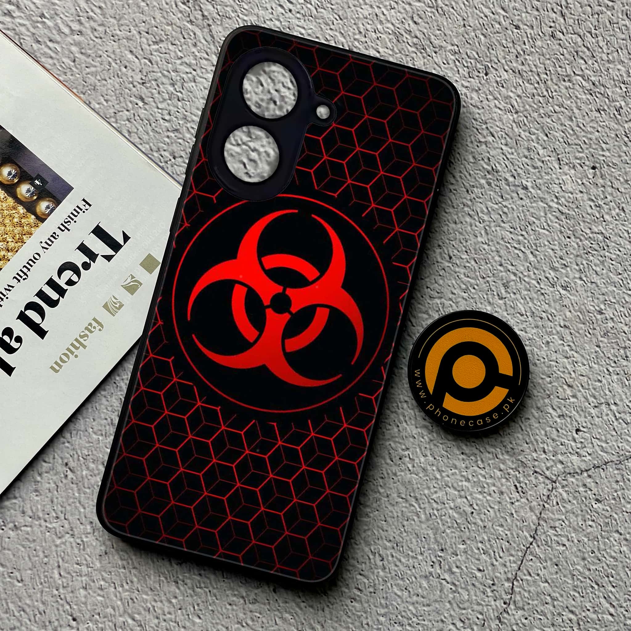 Xiaomi Redmi A5 - Biohazard Sign Series - Premium Metal Printed soft Bumper shock Proof Case