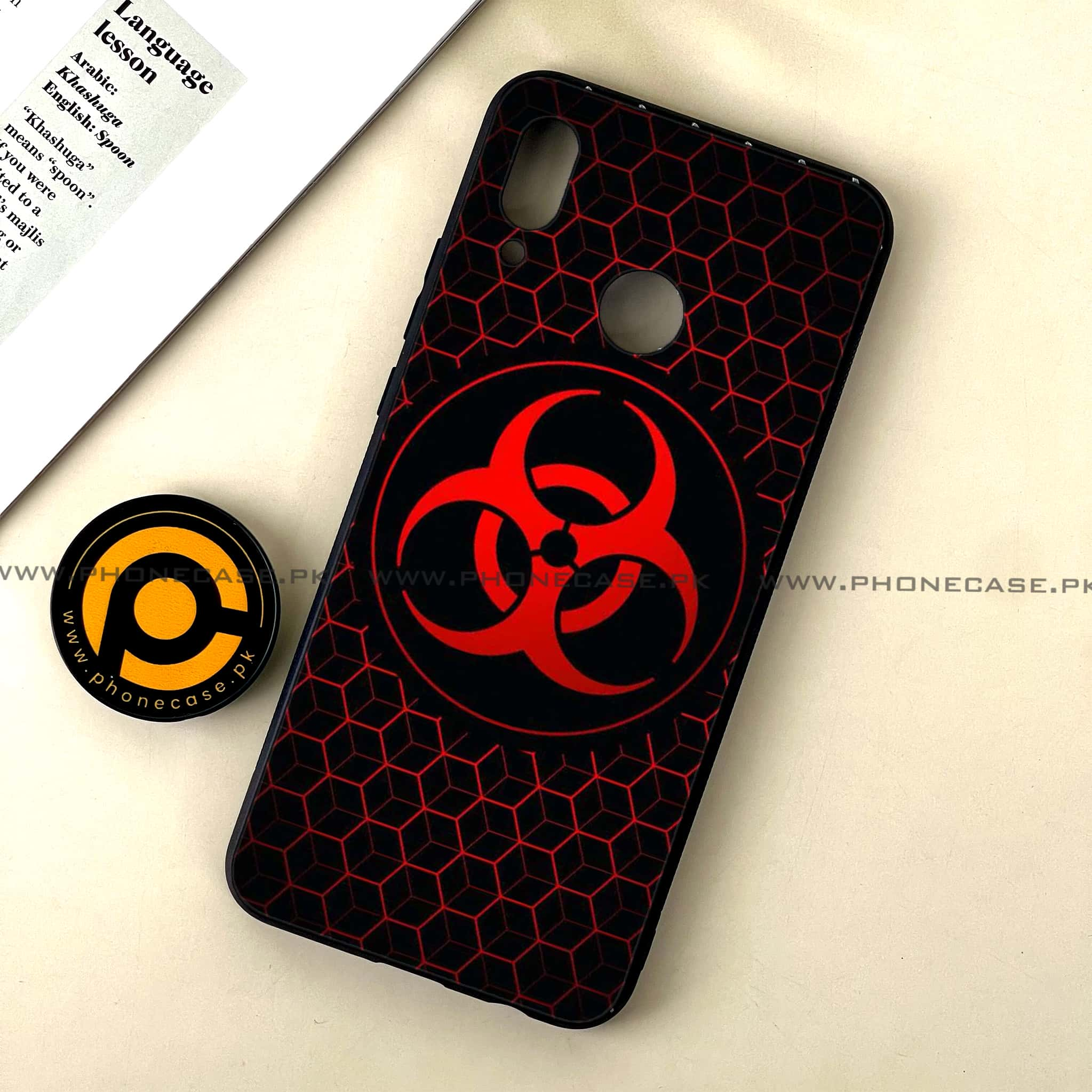 Huawei Nova 3 - Biohazard Sign Series - Premium Printed Glass soft Bumper shock Proof Case