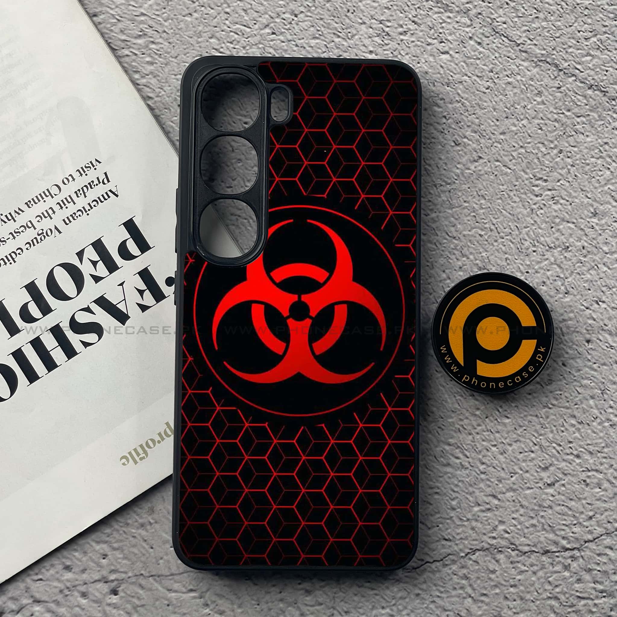 Vivo Y200 4G - Biohazard Sign Series - Premium Metal Printed soft Bumper Shock Proof Case
