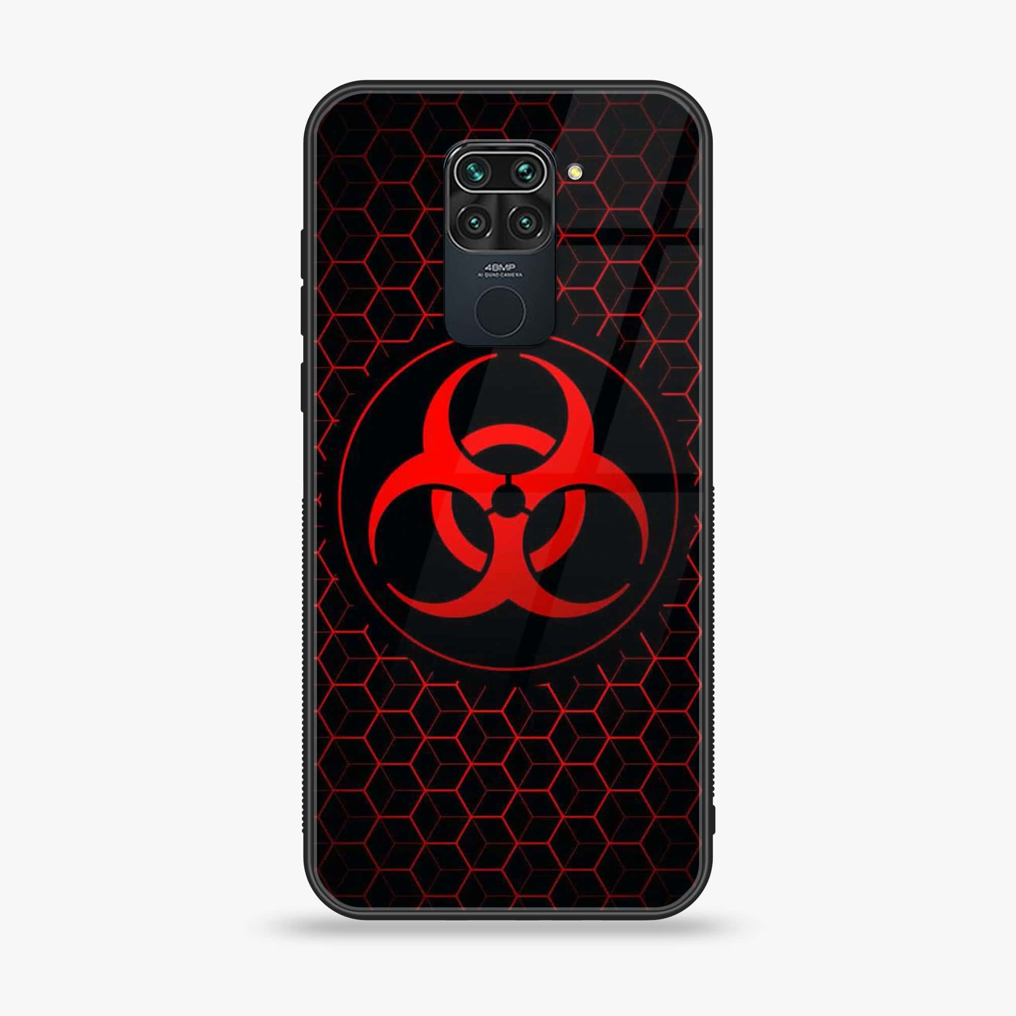 Xiaomi Redmi 10X - Biohazard Sign Series -  Premium Printed Metal soft Bumper shock Proof Case