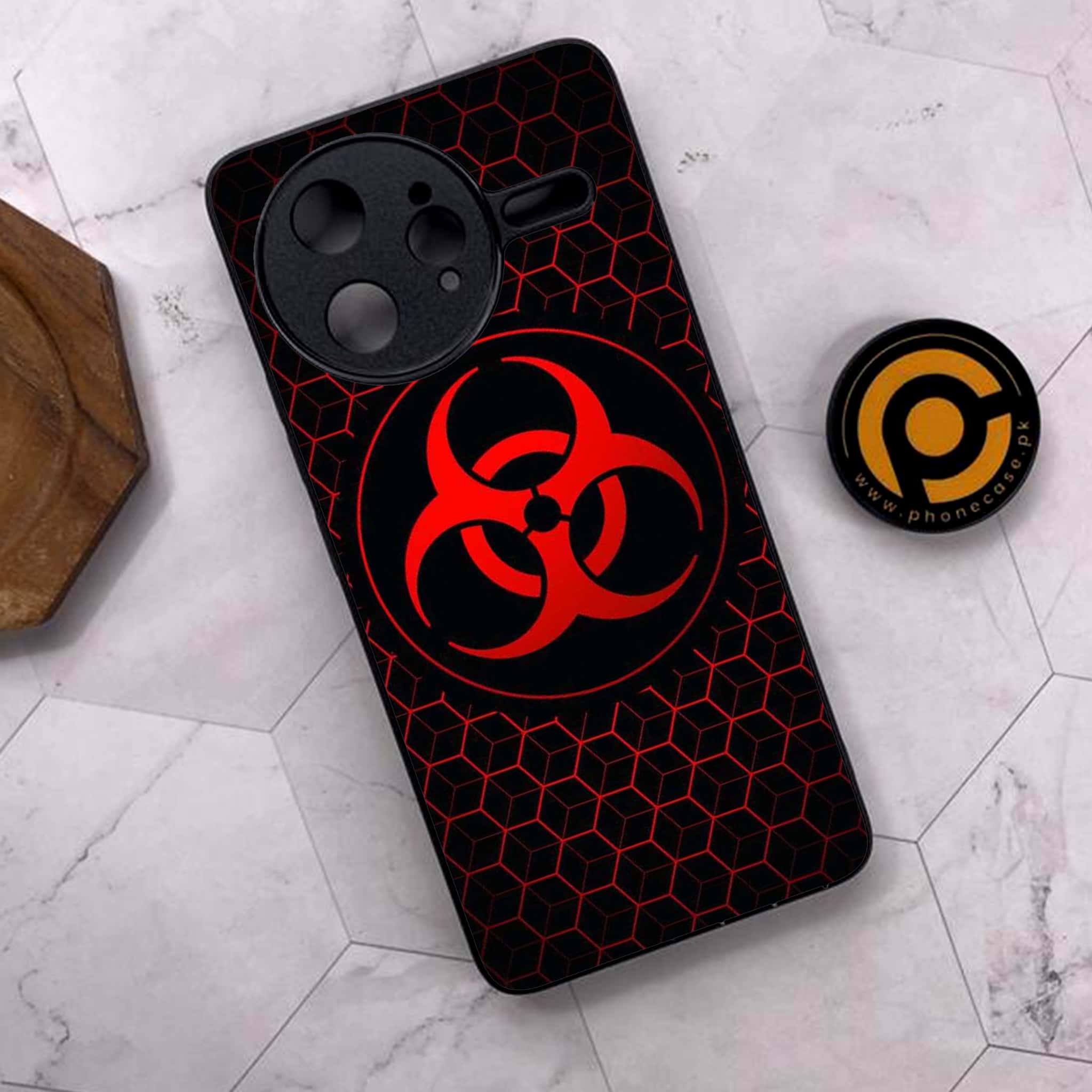 Xiaomi Poco F7 Ultra 5G - Biohazard Sign Series - Premium Metal Printed soft Bumper shock Proof Case