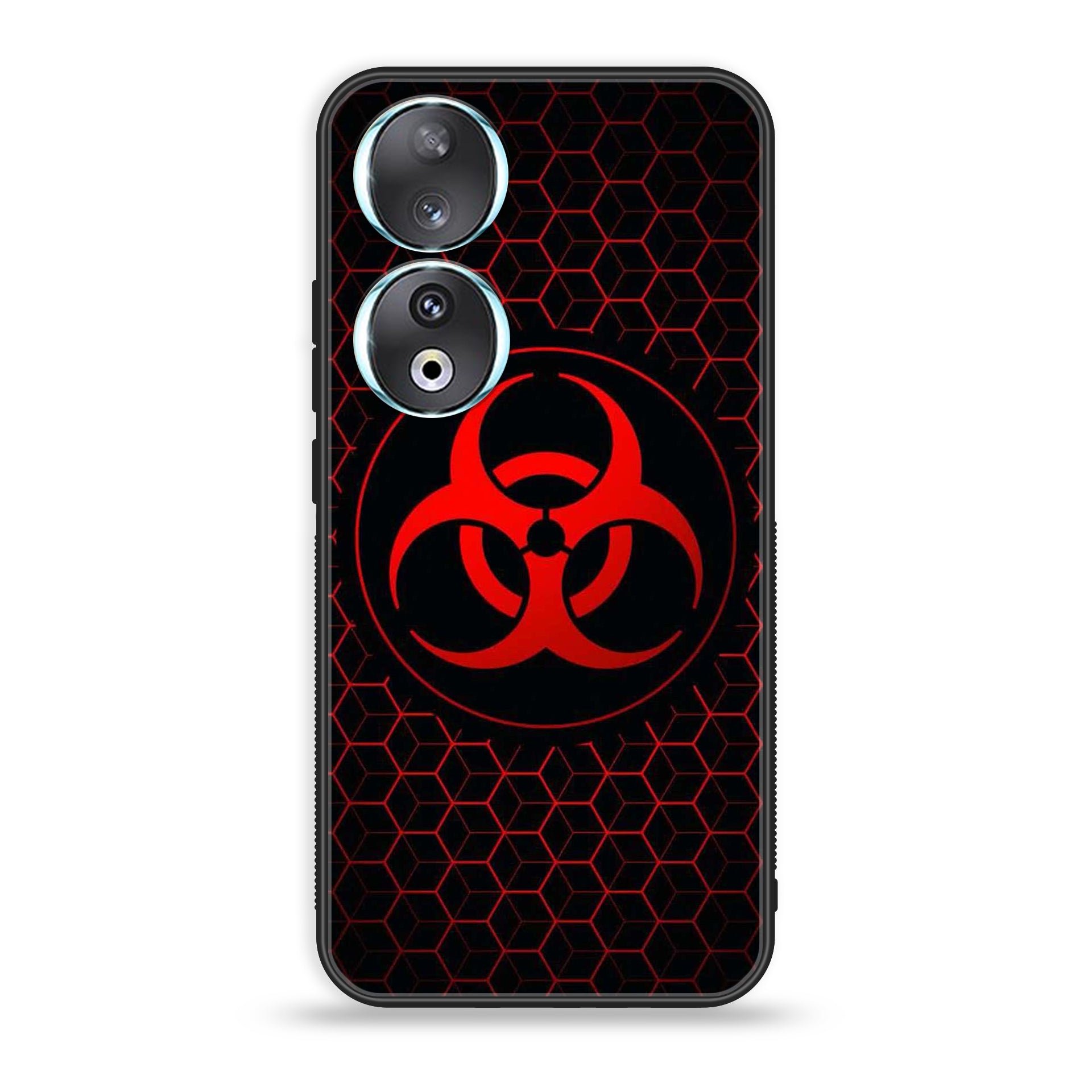 Huawei Honor 90 - Biohazard Sign Series - Premium Printed Glass soft Bumper shock Proof Case