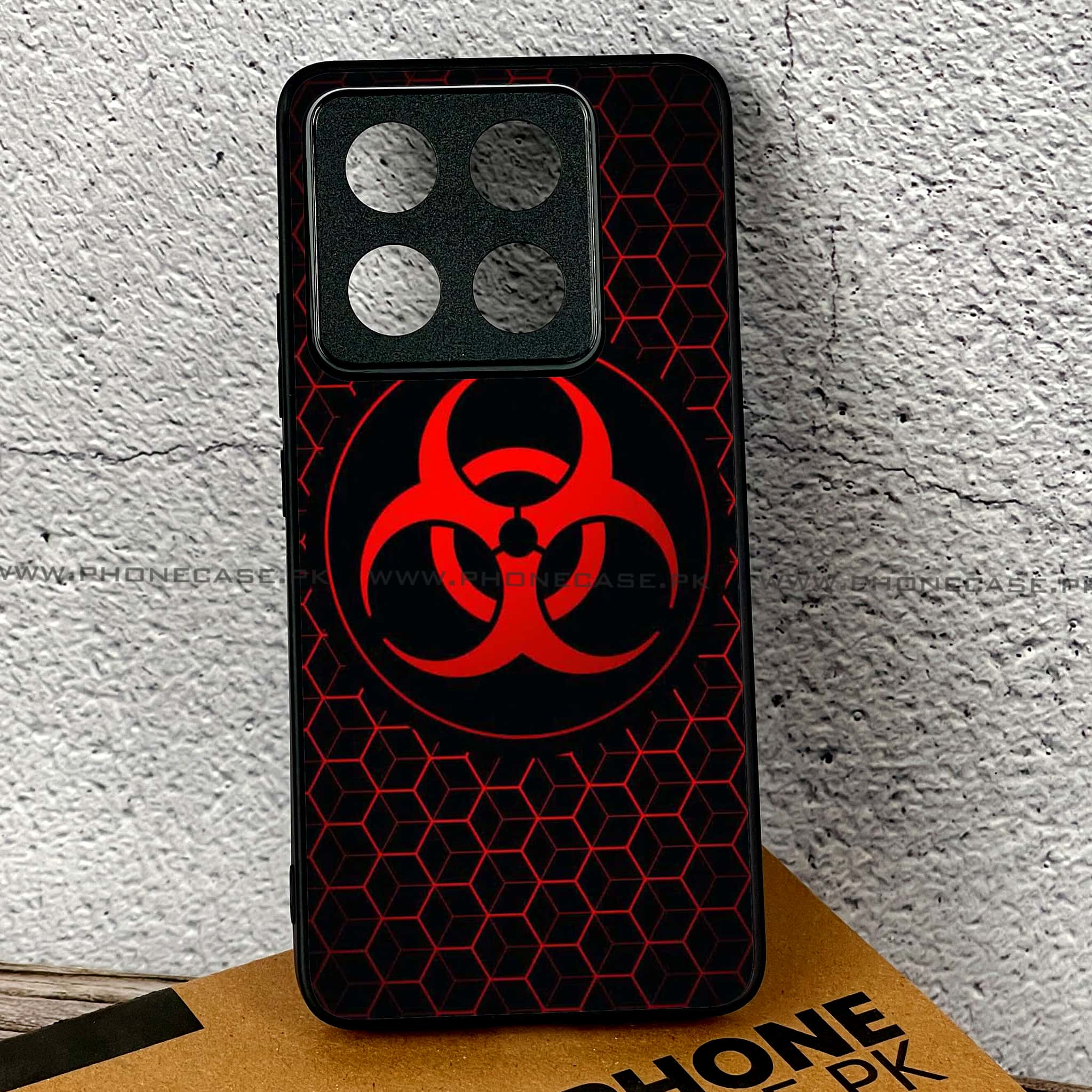 Xiaomi 14T - Biohazard Sign Series - Premium Printed Glass soft Bumper shock Proof Case