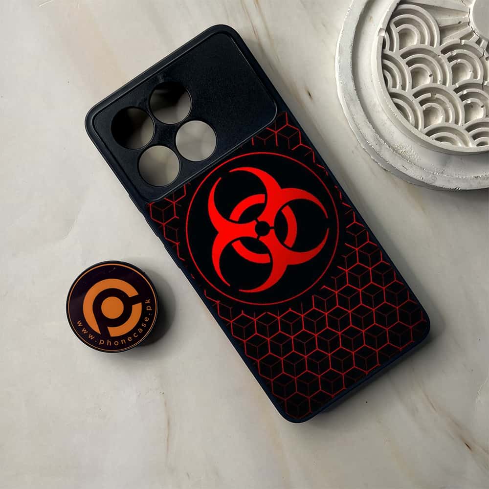 Xiaomi Poco F6 Pro - Biohazard Sign Series - Premium Metal Printed soft Bumper shock Proof Case