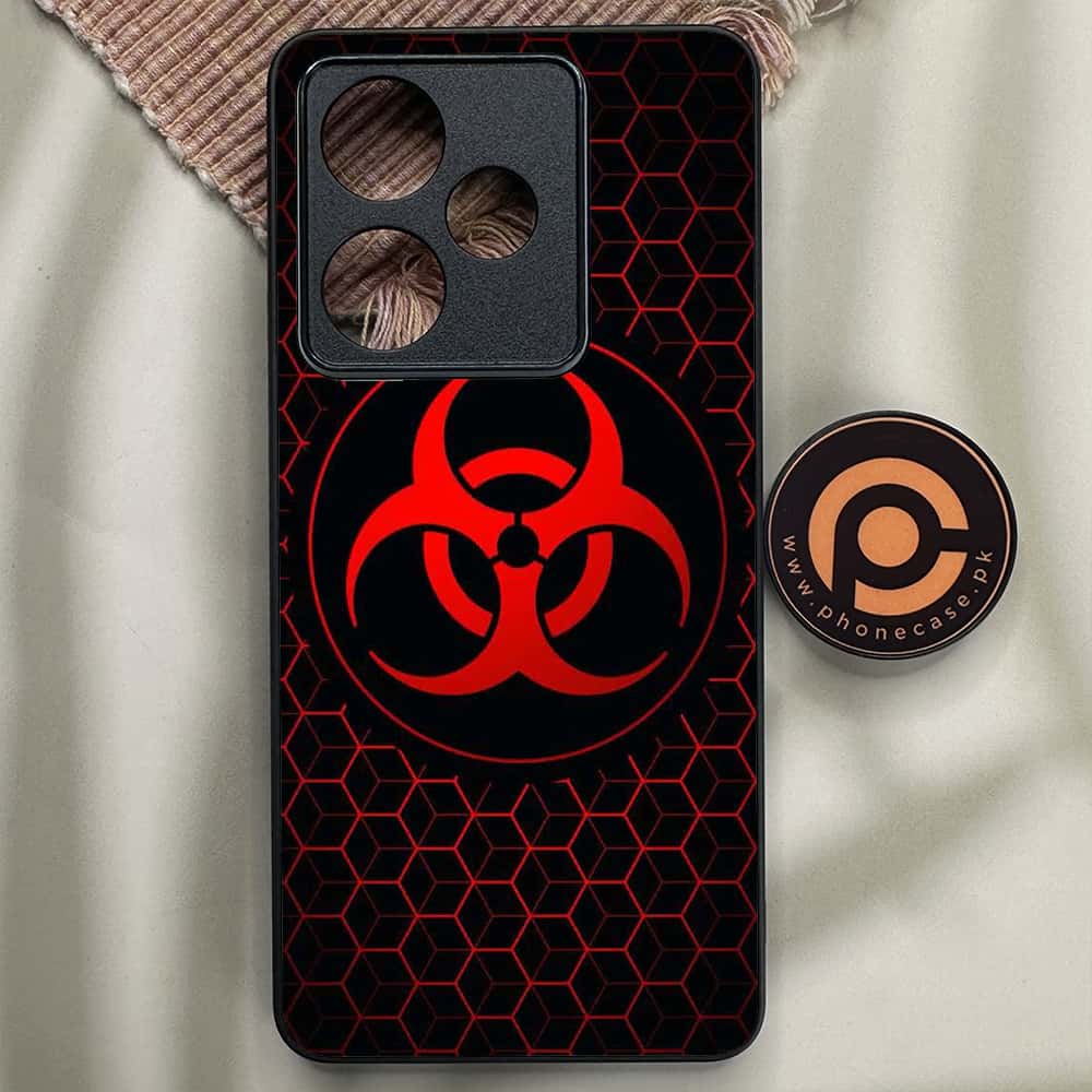 Realme GT 7 - Biohazard Sign Series - Premium Metal Printed soft Bumper shock Proof Case
