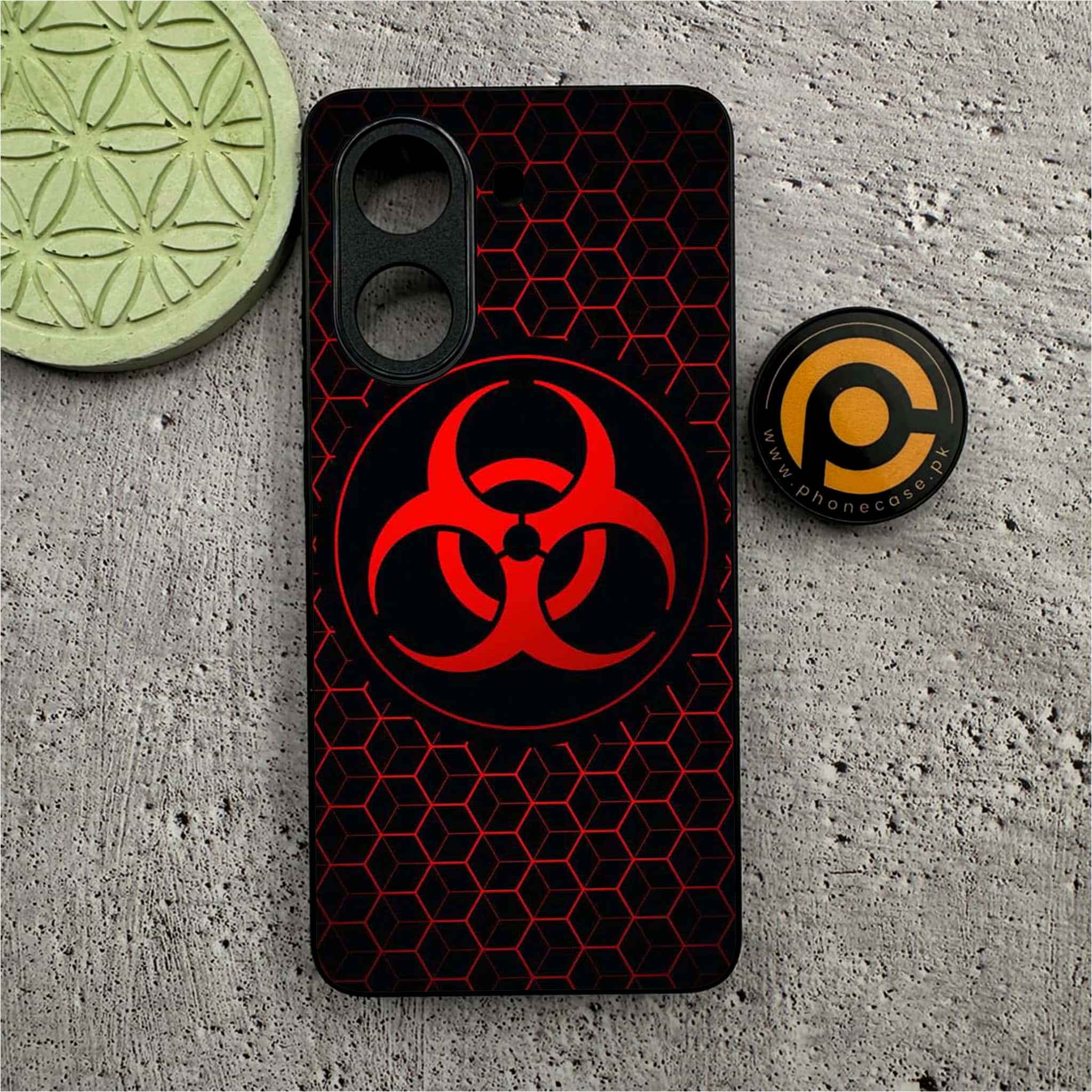 Xiaomi Poco X7 Pro 5G - Biohazard Sign Series - Premium Metal Printed soft Bumper shock Proof Case