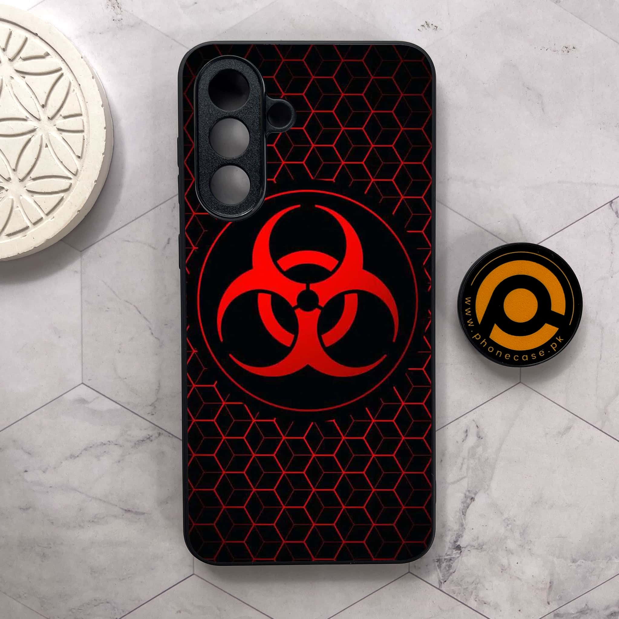 Samsung Galaxy A26 5G - Biohazard Sign Series - Premium Metal Printed soft Bumper shock Proof Case